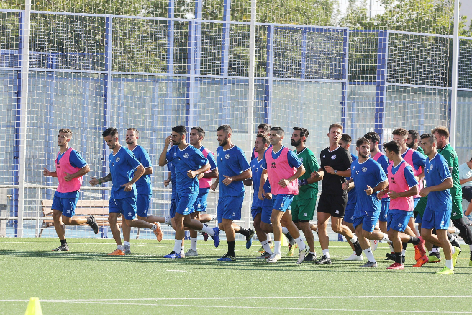 Imágenes del primer entrenamiento del  XerezDFC