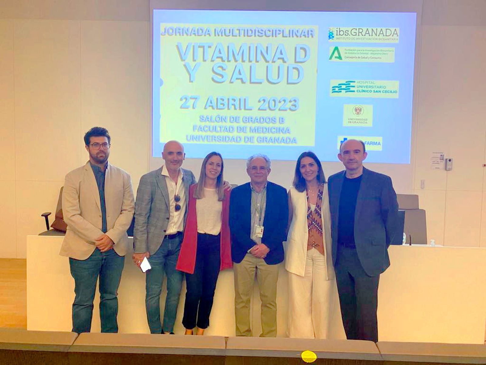 Imagen de la inauguración de las jornadas sobre vitamina D en Granada