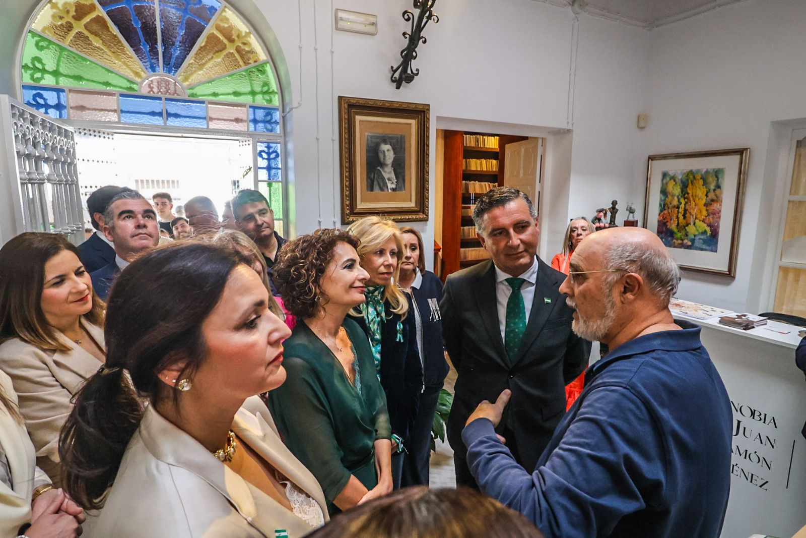 Fotos de la visita de María Jesús Montero a la Casa Museo Zenobia y Juan Ramón Jiménez