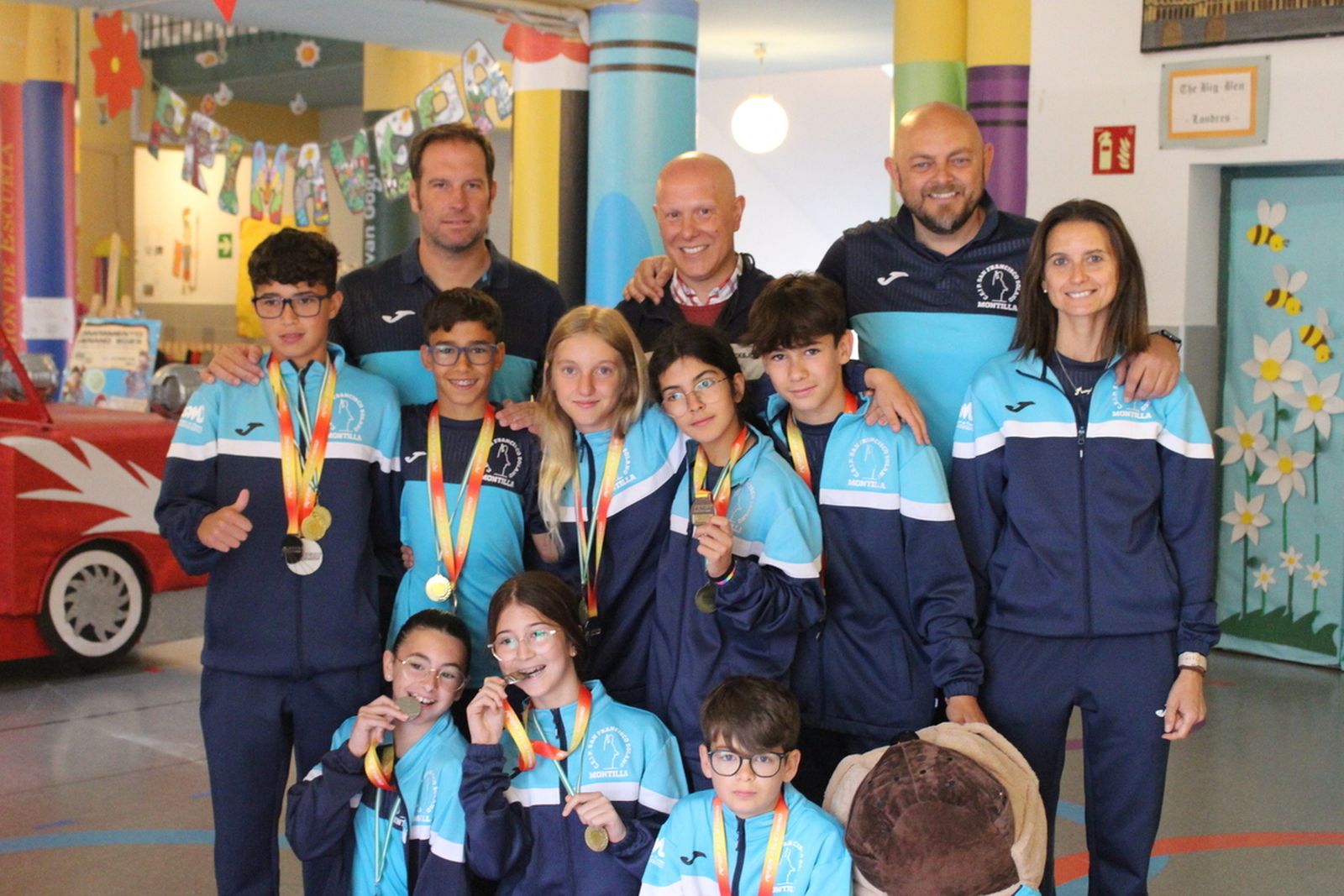 Participantes del colegio San Francisco Solano de Montilla.