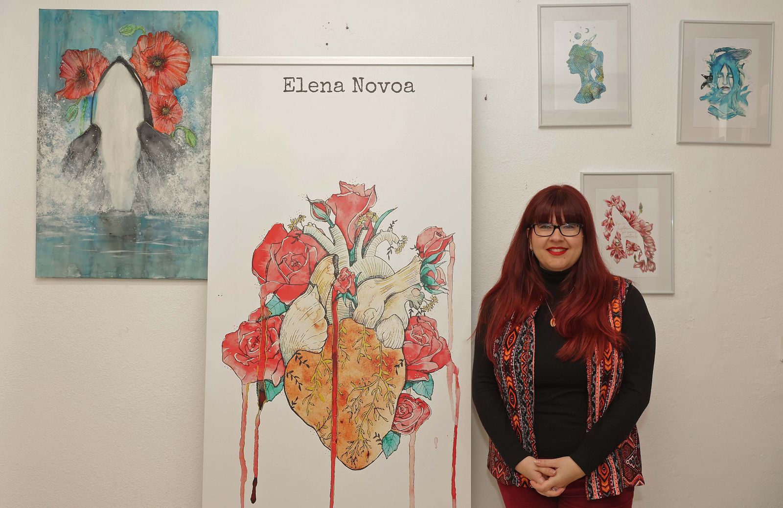 La exposición de Elena Novoa, en imágenes