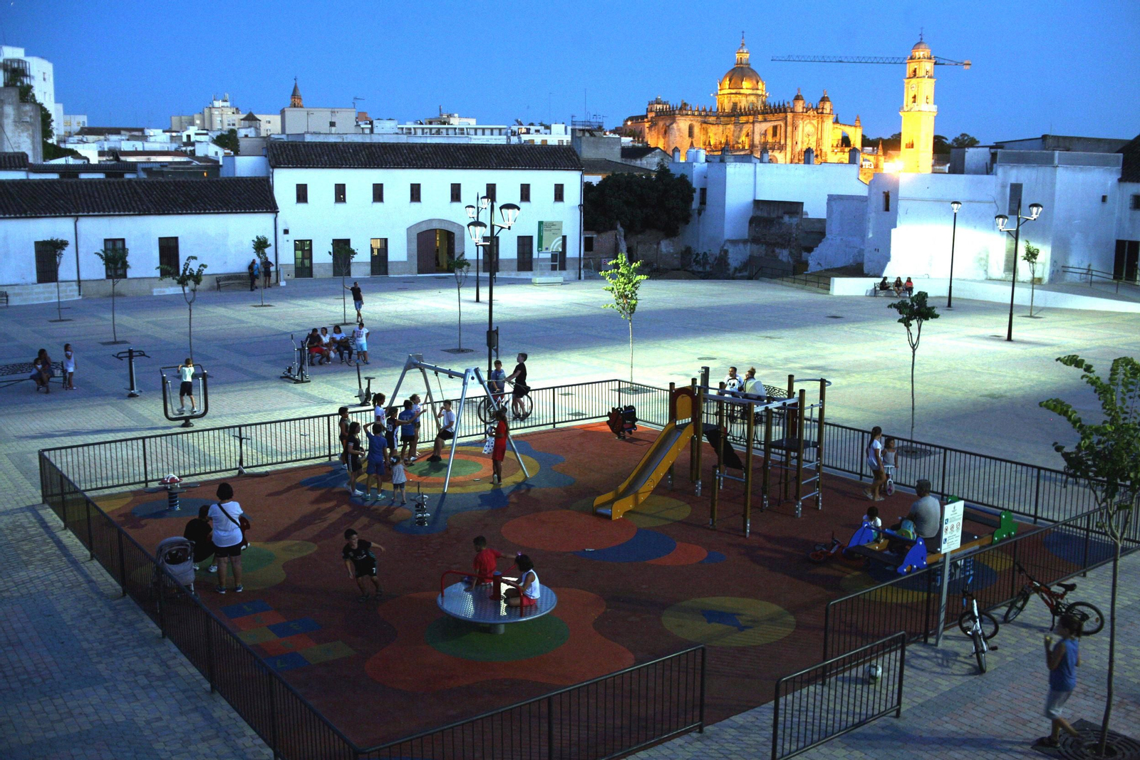 Imagen de la plaza de Belén.