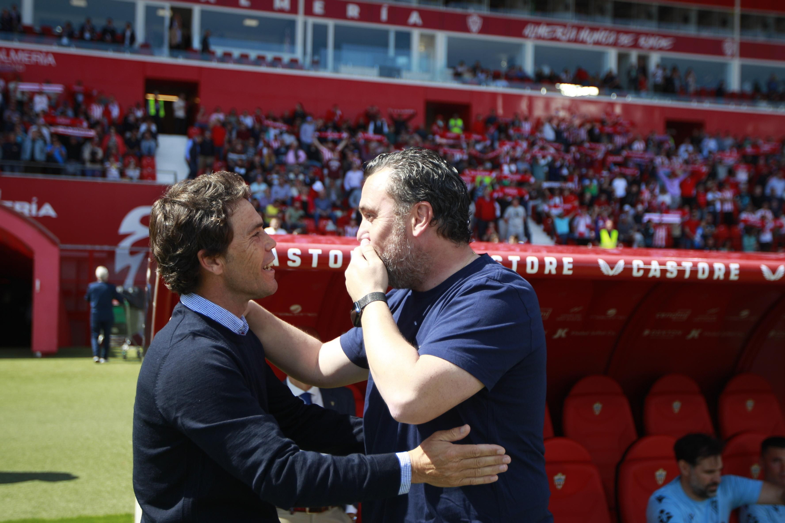 Imágenes del partido de la Liga Santander U.D. Almería-Cádiz C.F.