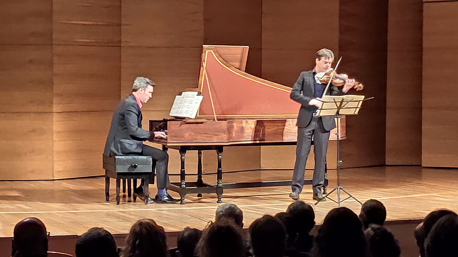 Alfonso Sebastián y Andoni Mercero en el Espacio Turina