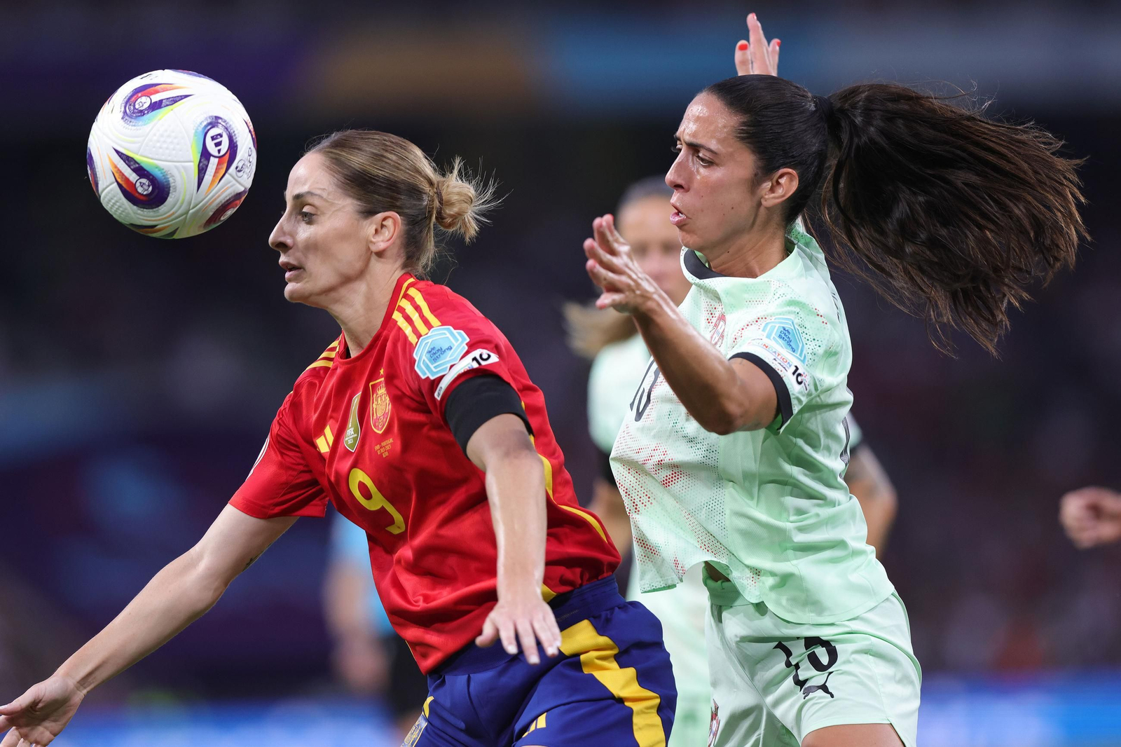 Las fotos del España-Portugal en la Eurocopa femenina