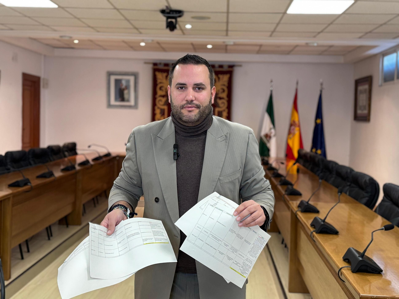Javier Bravo, portavoz del Ayuntamiento de Las Gabias