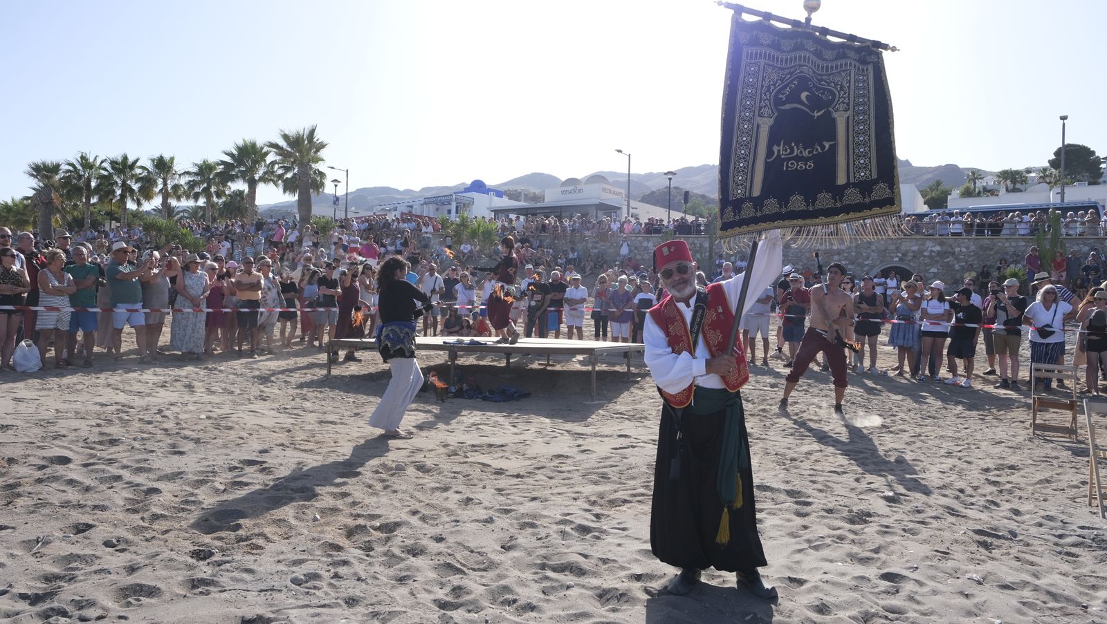 Imágenes del Torneo Medieval en la Playa del Lance. Moros y Cristianos de Mojácar
