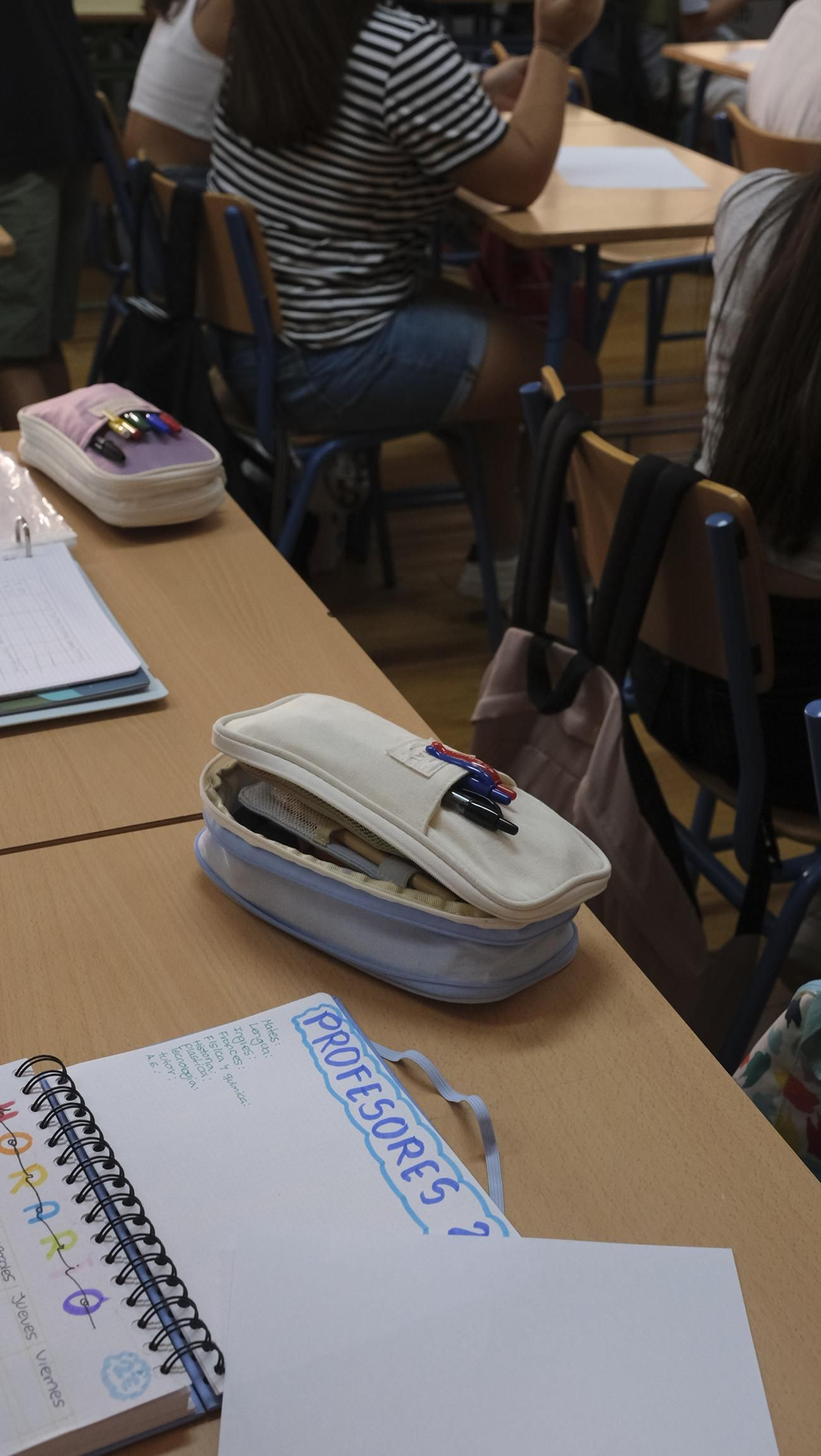 Inicio del curso escolar en el IES Alborán-Manuel Cáliz, en imágenes