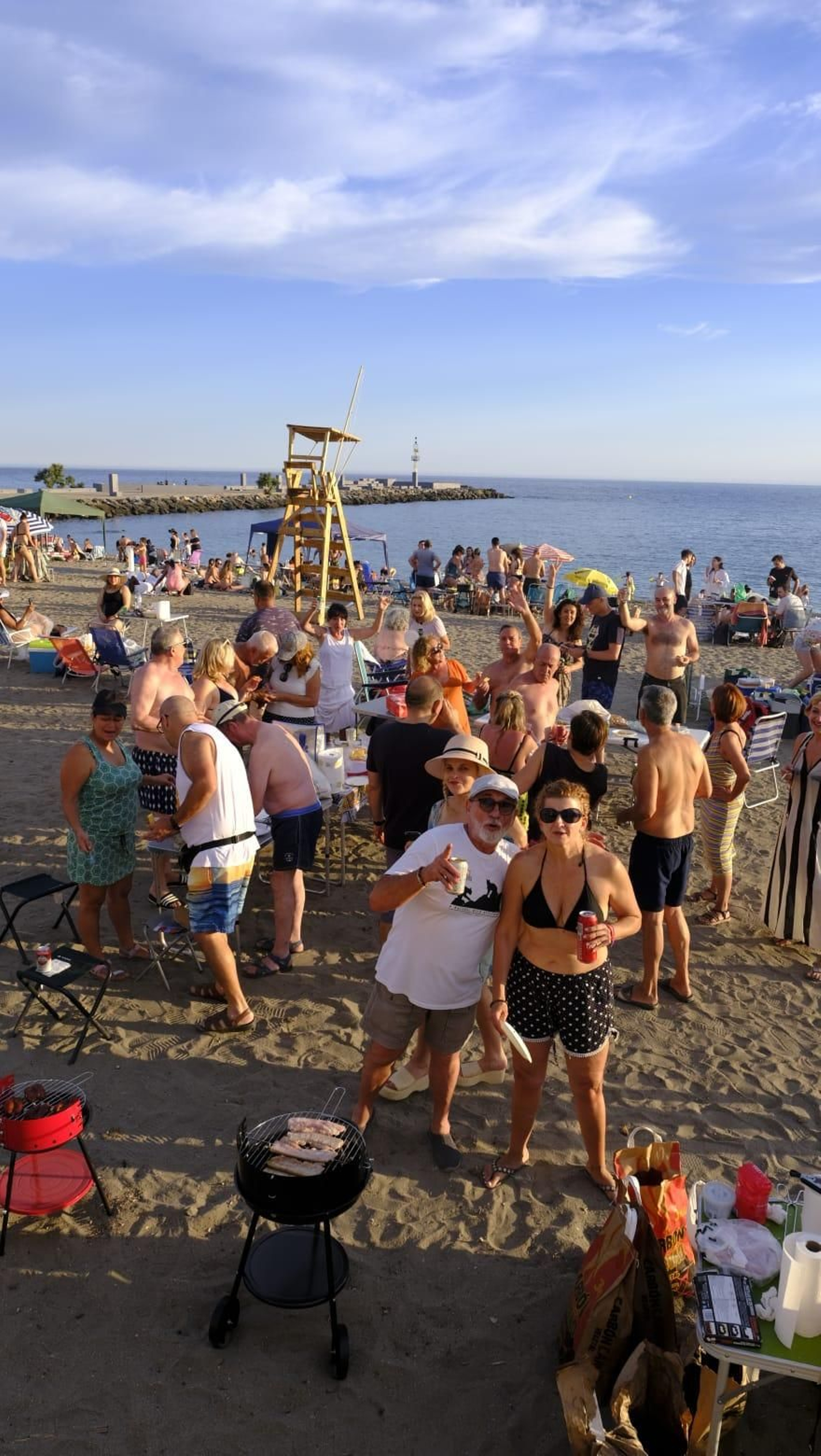 Imágenes de la celebración de San Juan en Almería capital