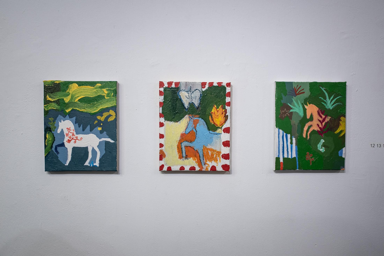 Imágenes de la inauguración de la exposición de Agus Díaz Vázque " Y bebió agua de una fuente"