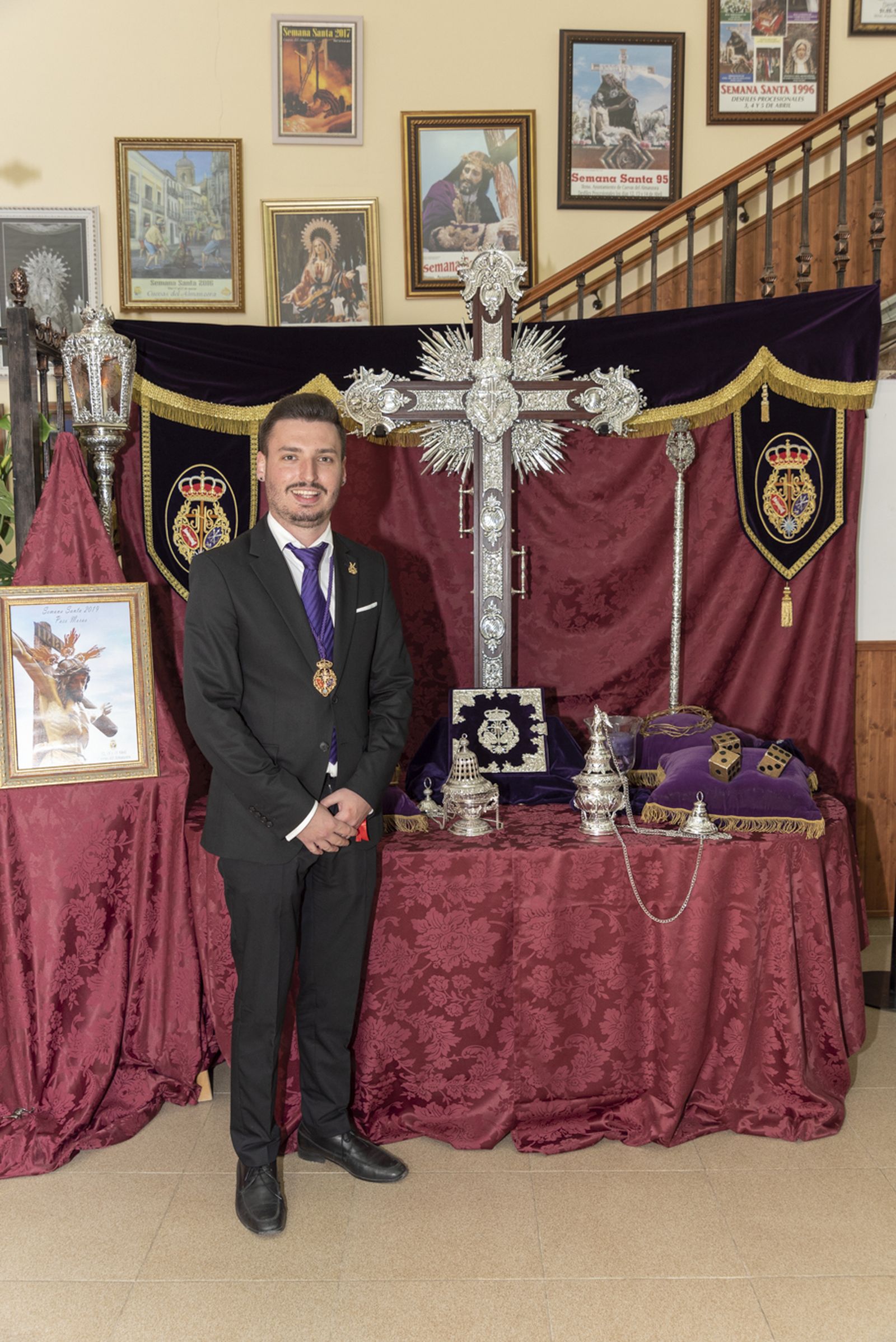 Imágenes de la procesión del Jueves Santo en Cuevas