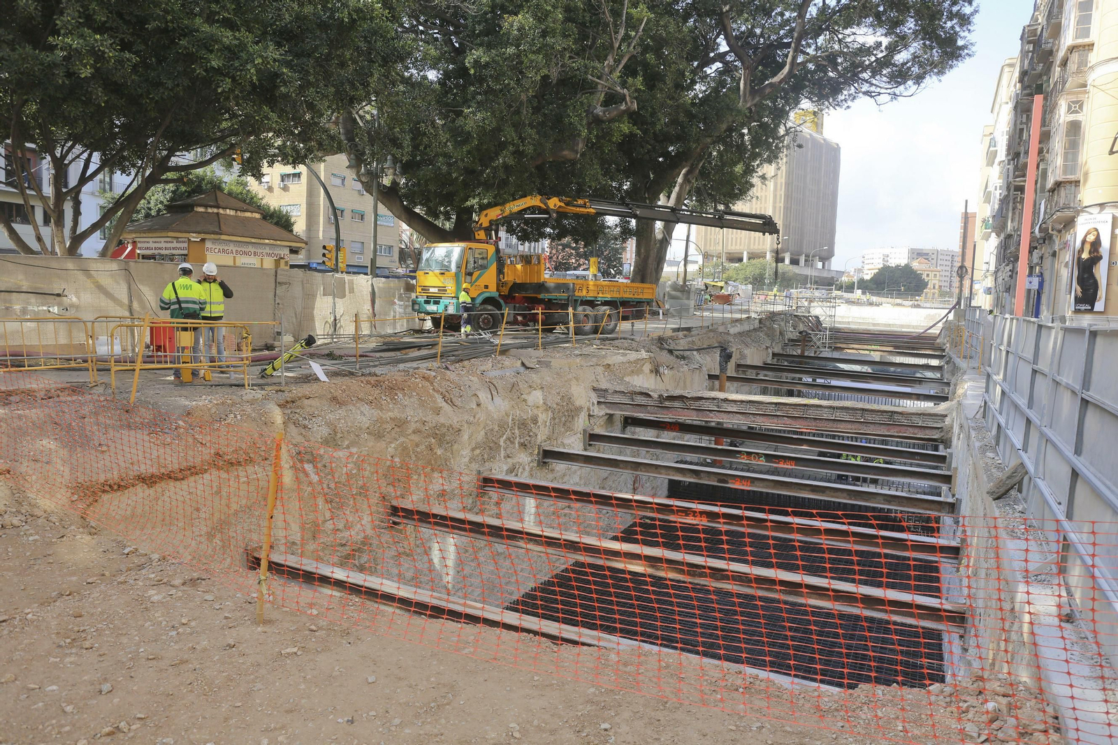 Estado de las obras en la Alameda.