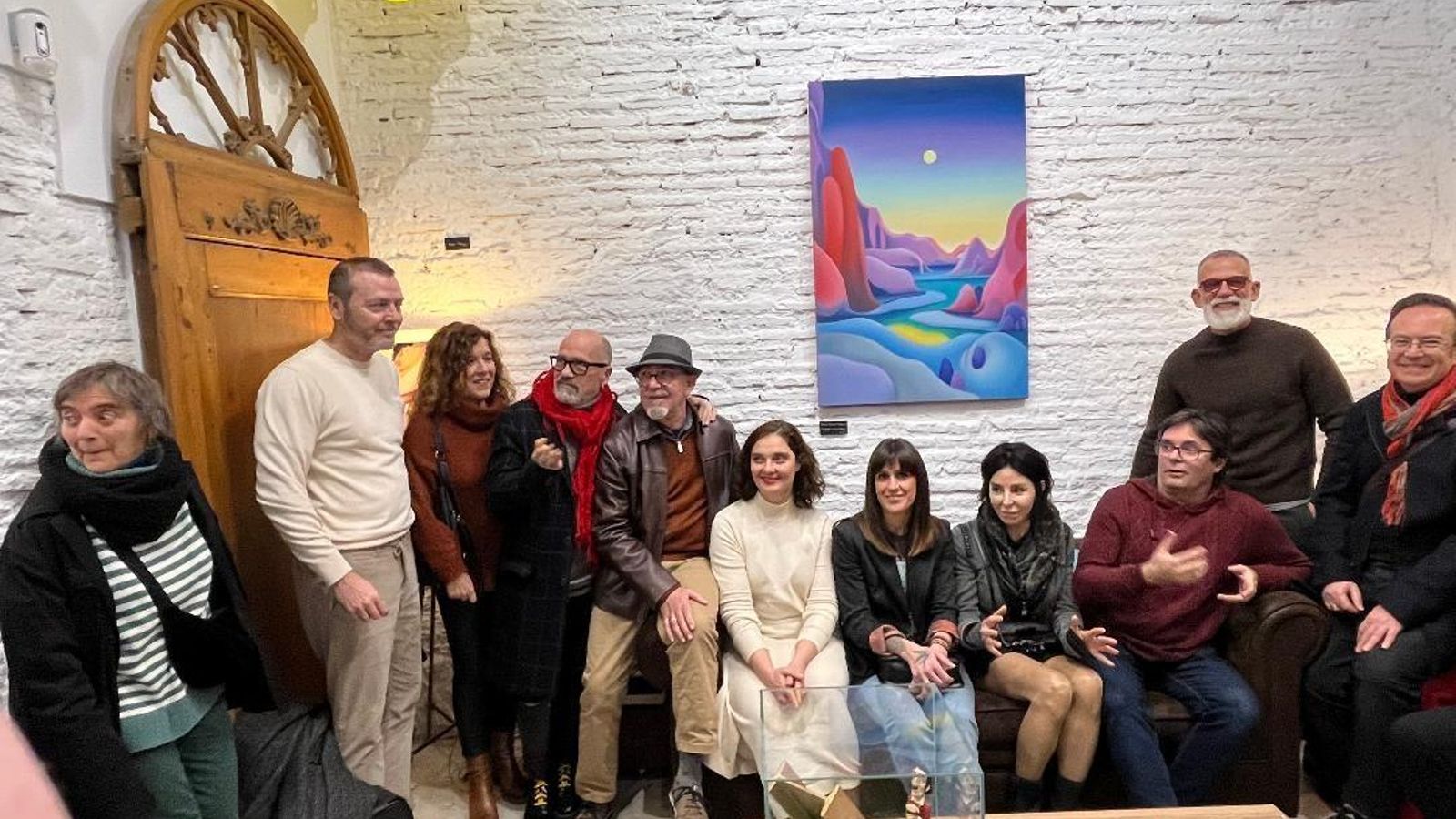 Juan Escors, Enma Lápiz, Paco Mármol, Pepe Palacios, Nuria Morale, María Fernández Lizaso, Helena Revuelta, Cecilio Chaves, Carlos Soto y Jose Luis Laksta.