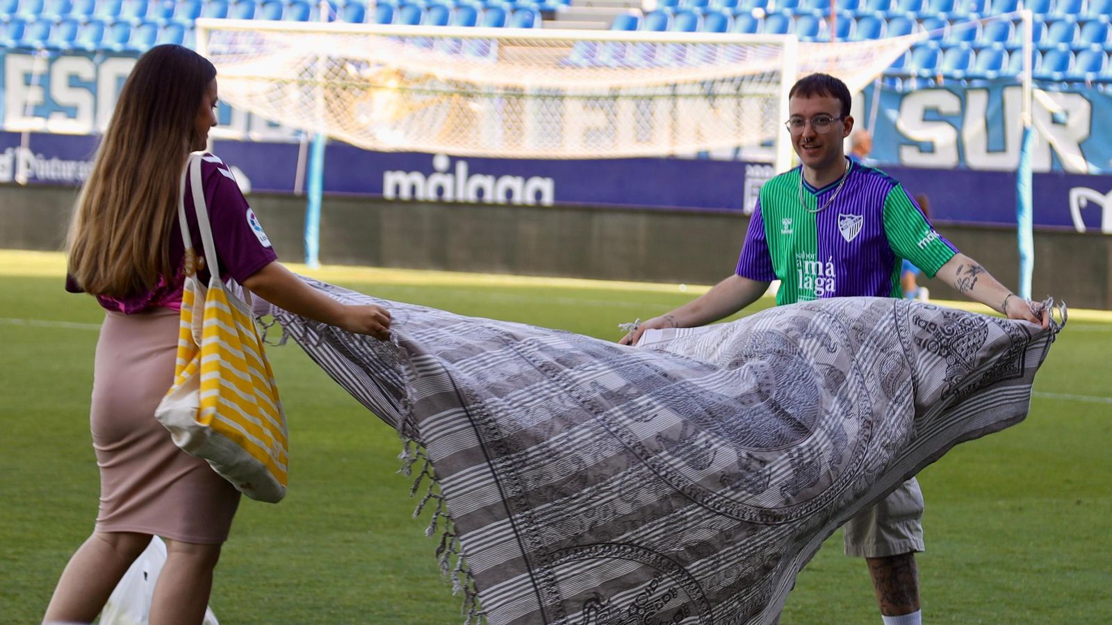 Las fotos del picnic en La Rosaleda para aficionados del Málaga