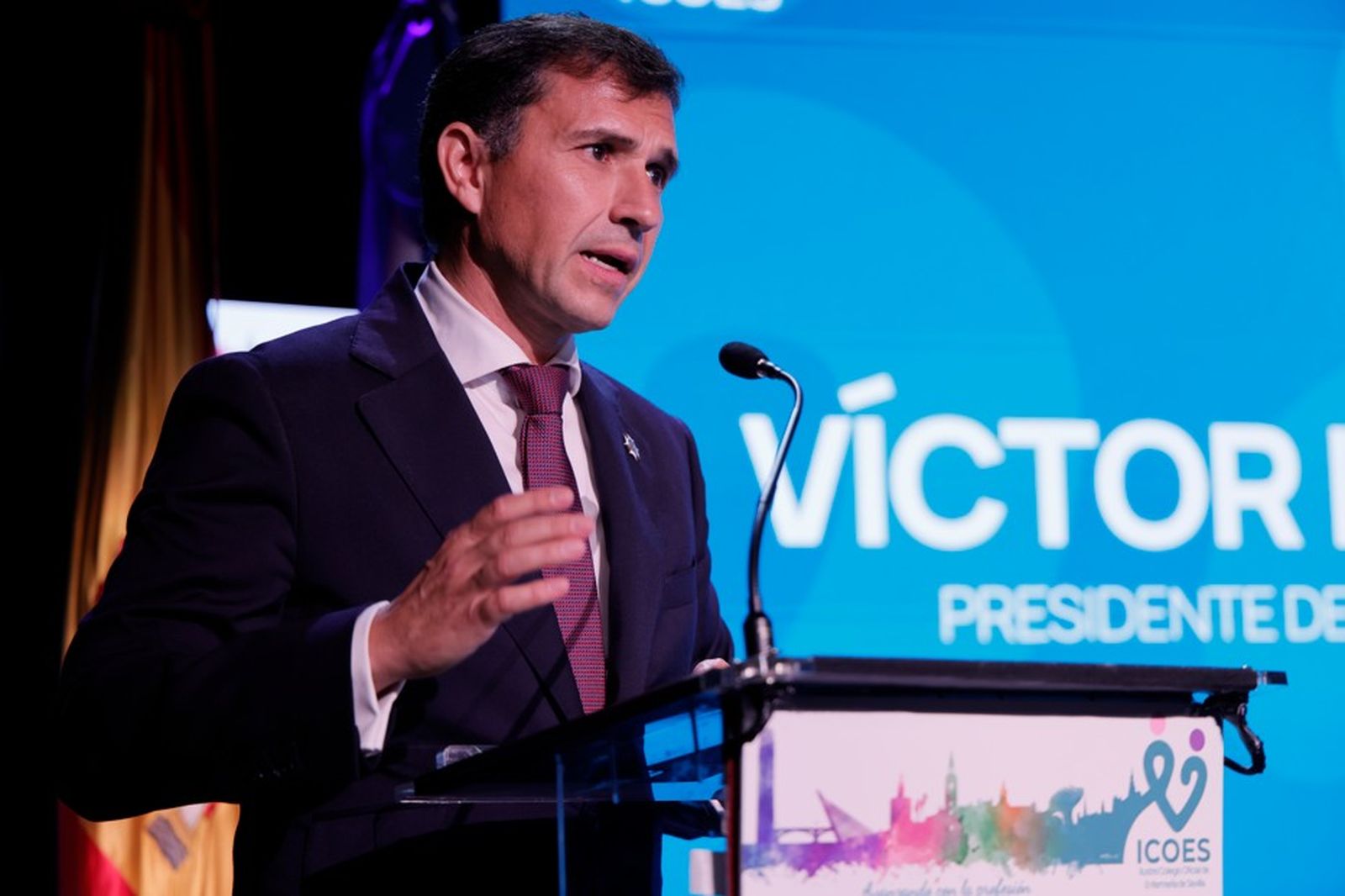 Víctor Bohórquez, presidente del ICOES