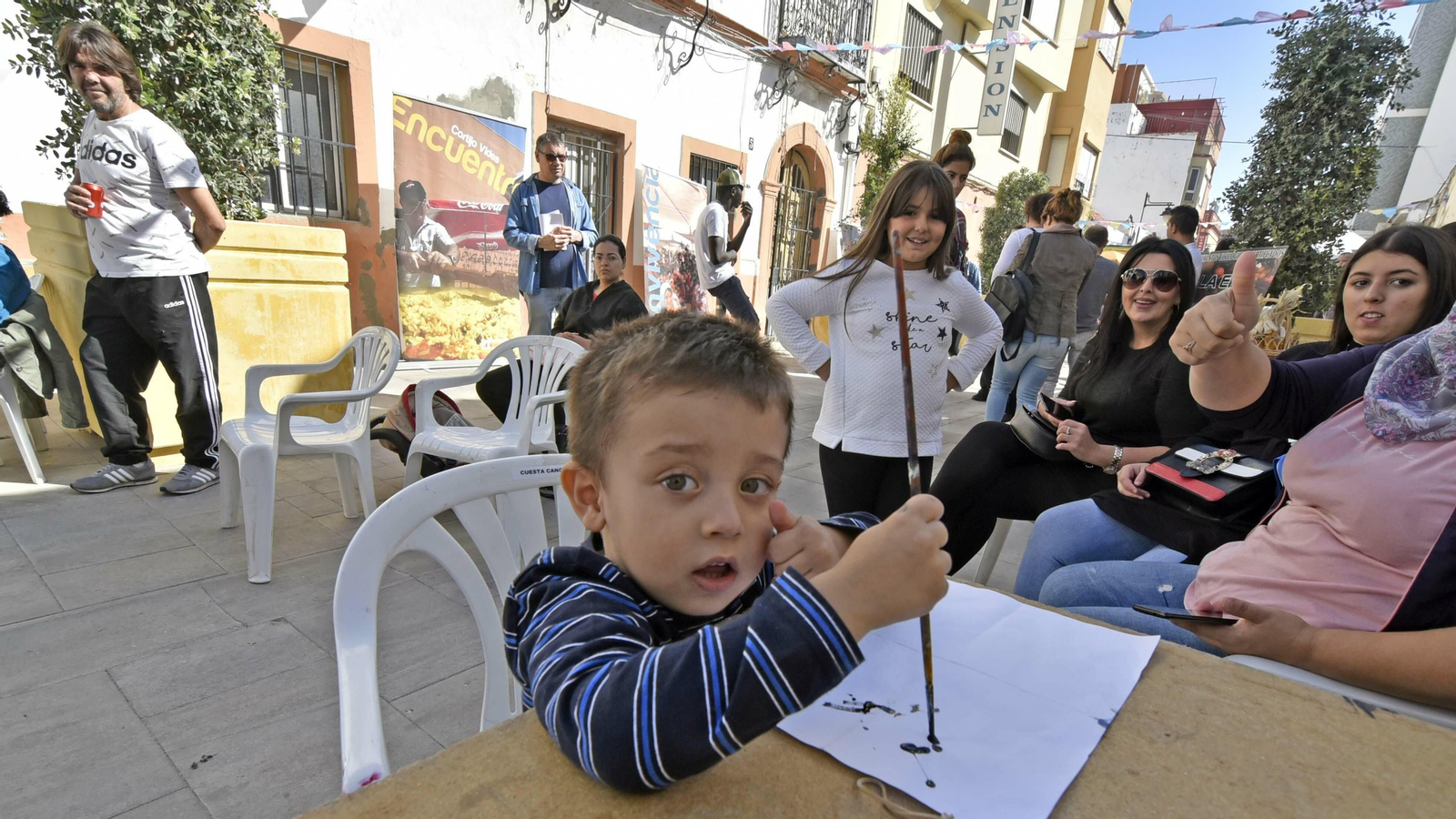 Las fotos de la convivencia un barrio de todos de La Caridad