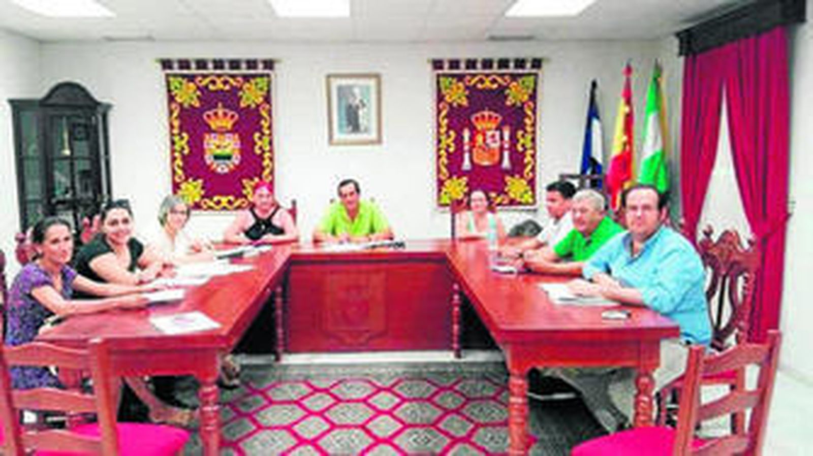 Un momento de la reunión mantenida esta semana.