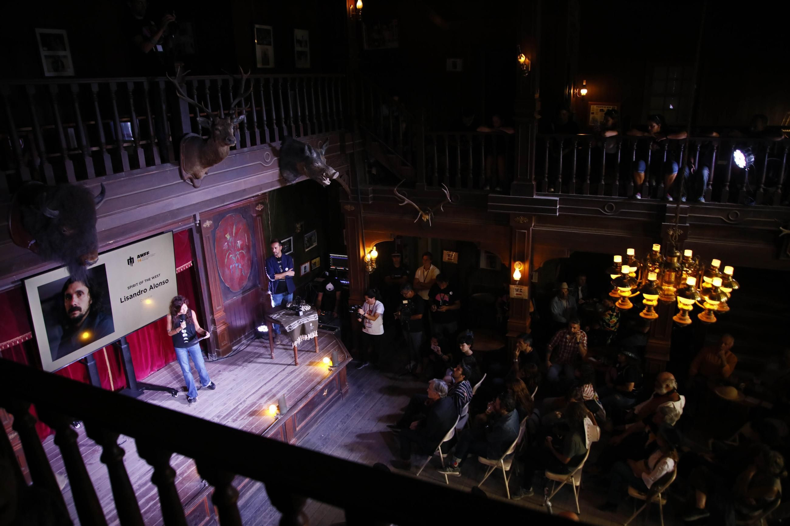 Entrega premio "Spirit of the West" al director Lisandro Alonso