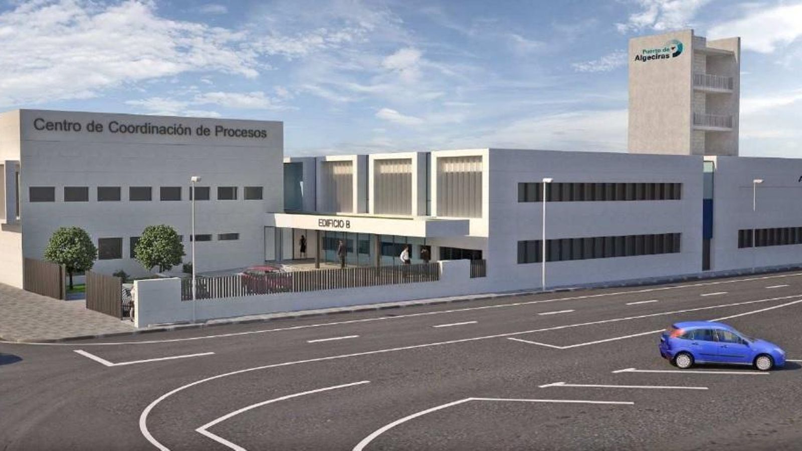 Recreación virtual del exterior del proyecto.