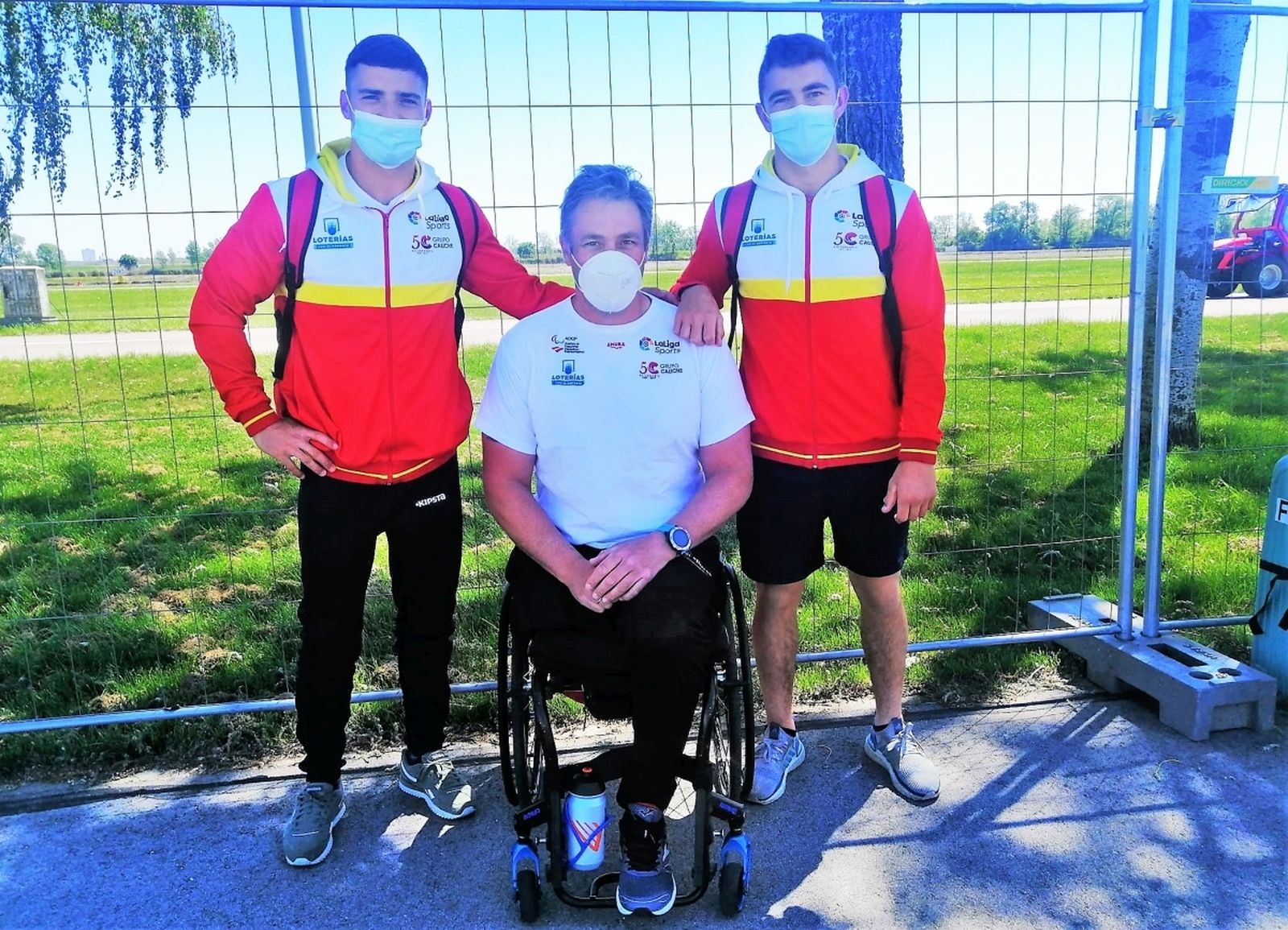 Pablo Martínez, Javier Reja y Tano García de la Borbolla