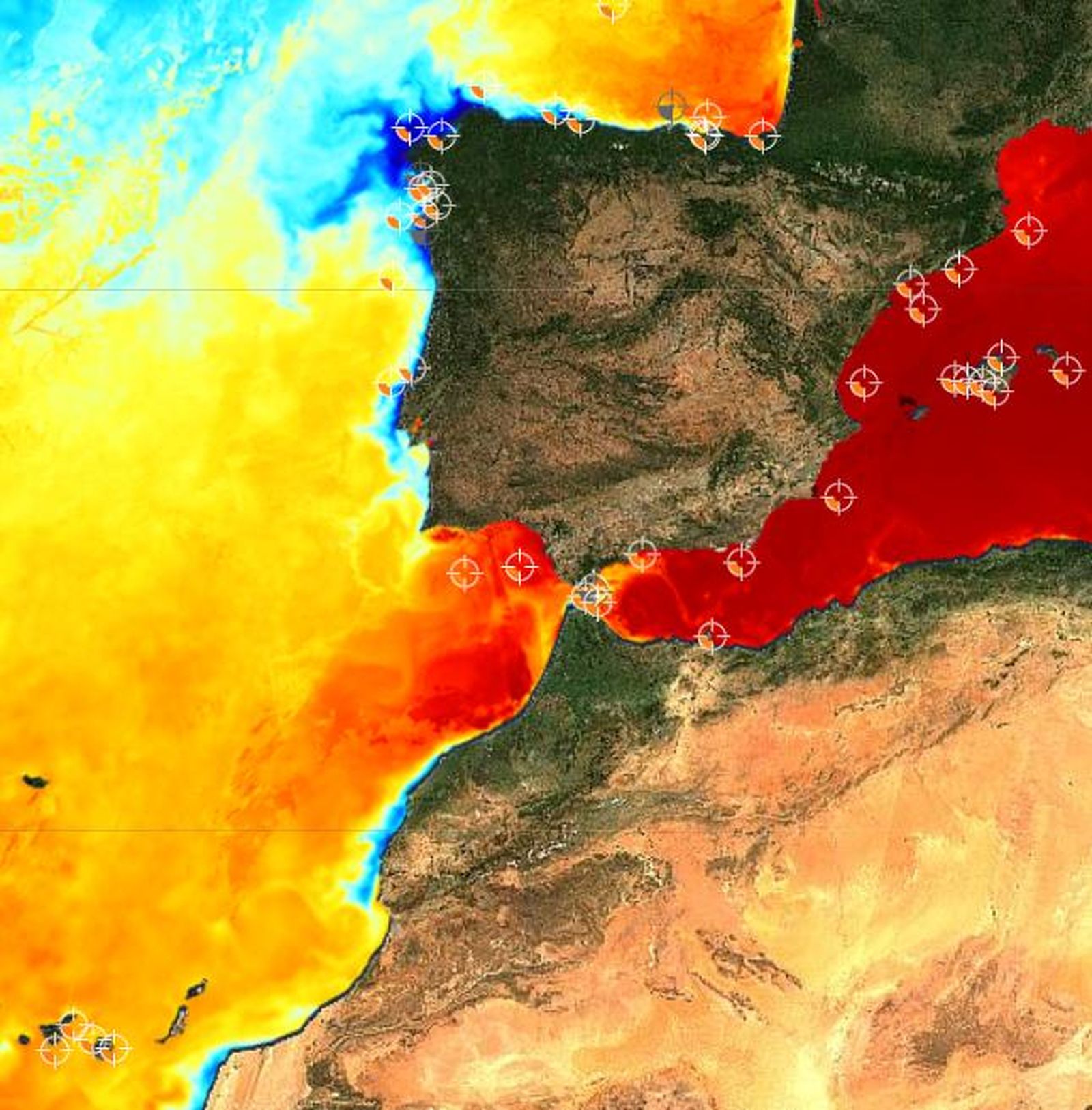 La boya del Cabo de Gata marca la temperatura del agua récord en el Mediterráneo en lo que va de siglo