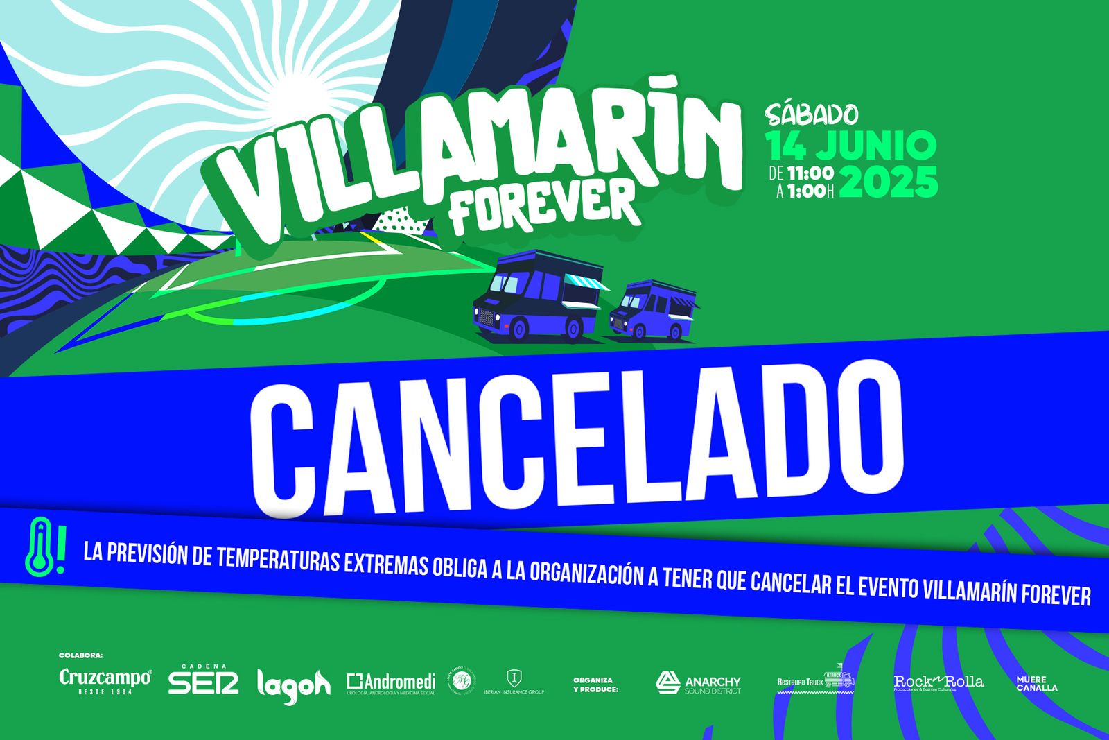 Suspendido el evento Villamarín Forever por la previsión de temperaturas extremas
