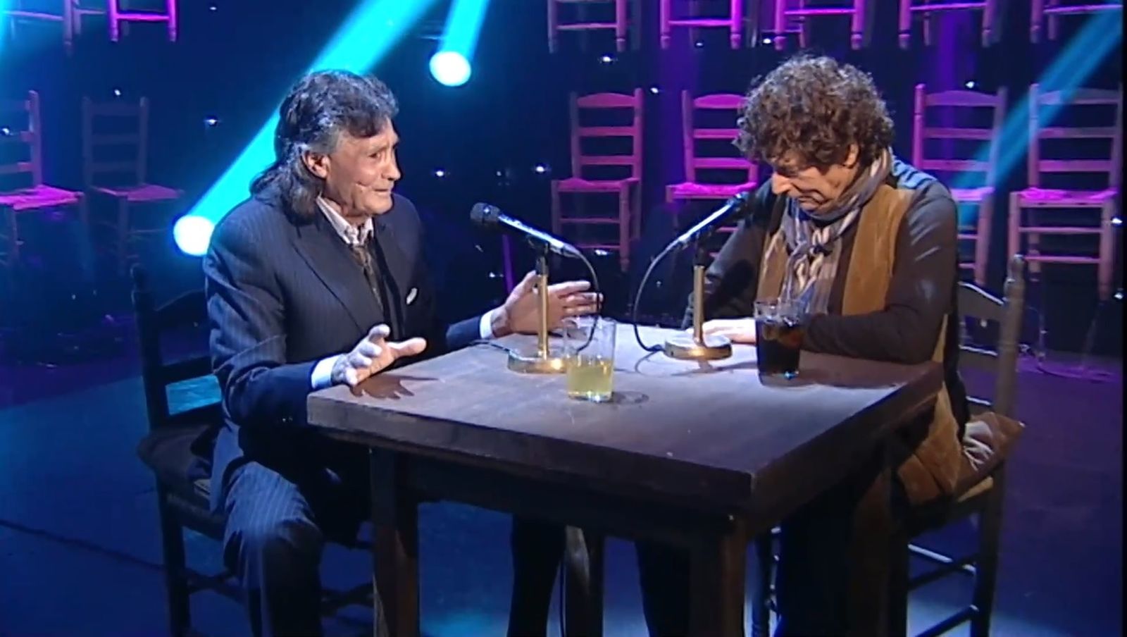 Jesús Quintero y Manuel Agujetas.