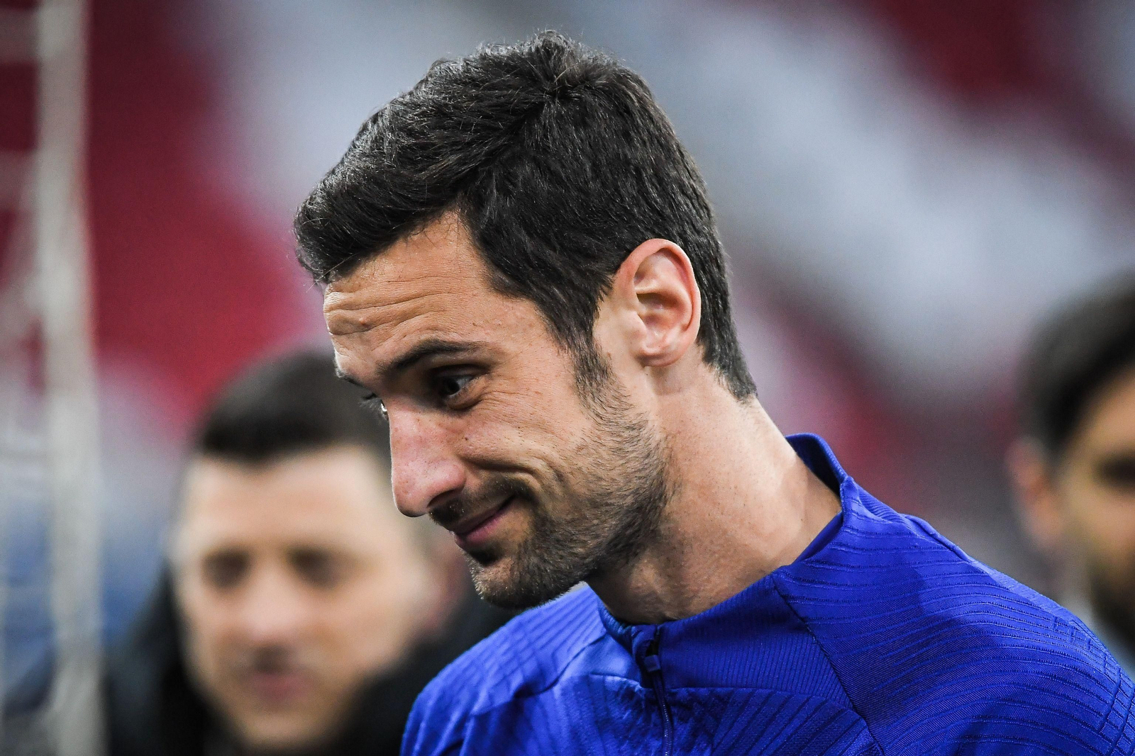 Sergio Rico, en un entrenamiento con el PSG.