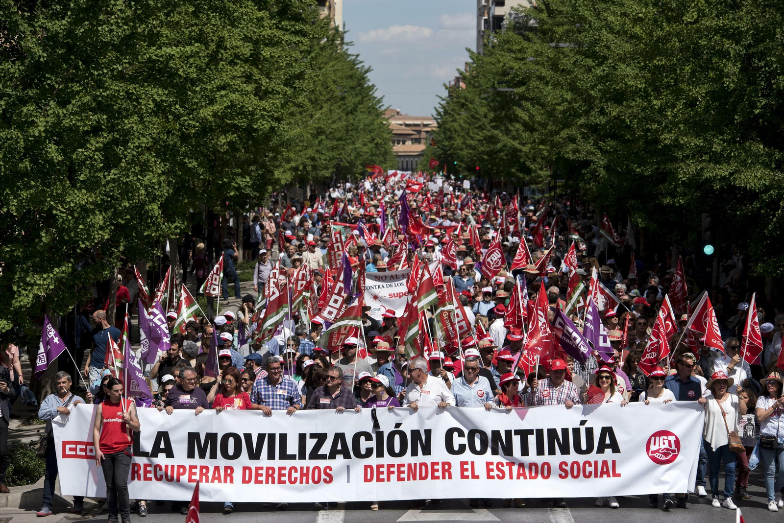 La manifestación del 1 de Mayo de 2019 en imágenes