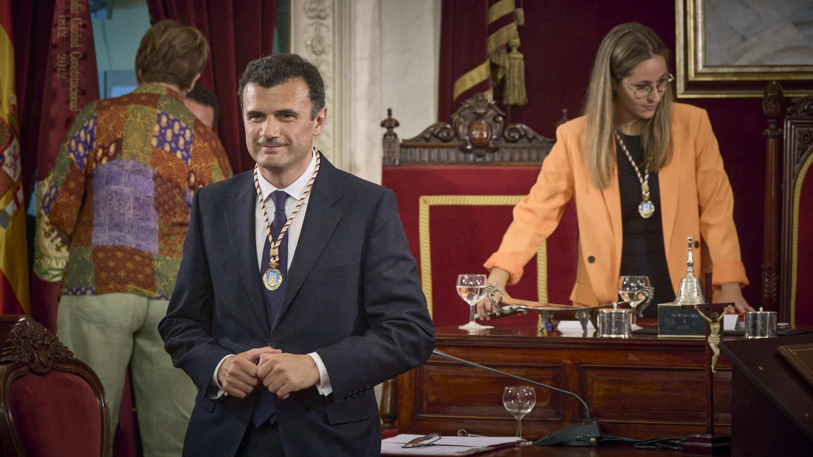 Pleno de  investidura de Bruno García.