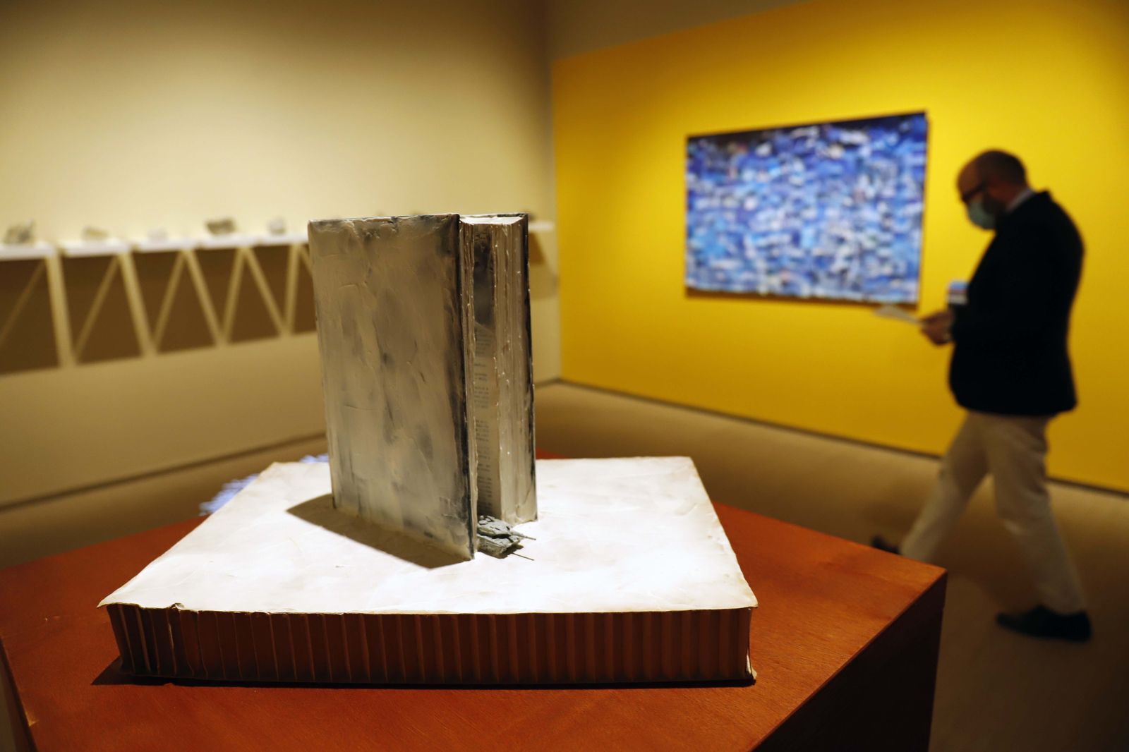 Algunas obras recogidas en la muestra.