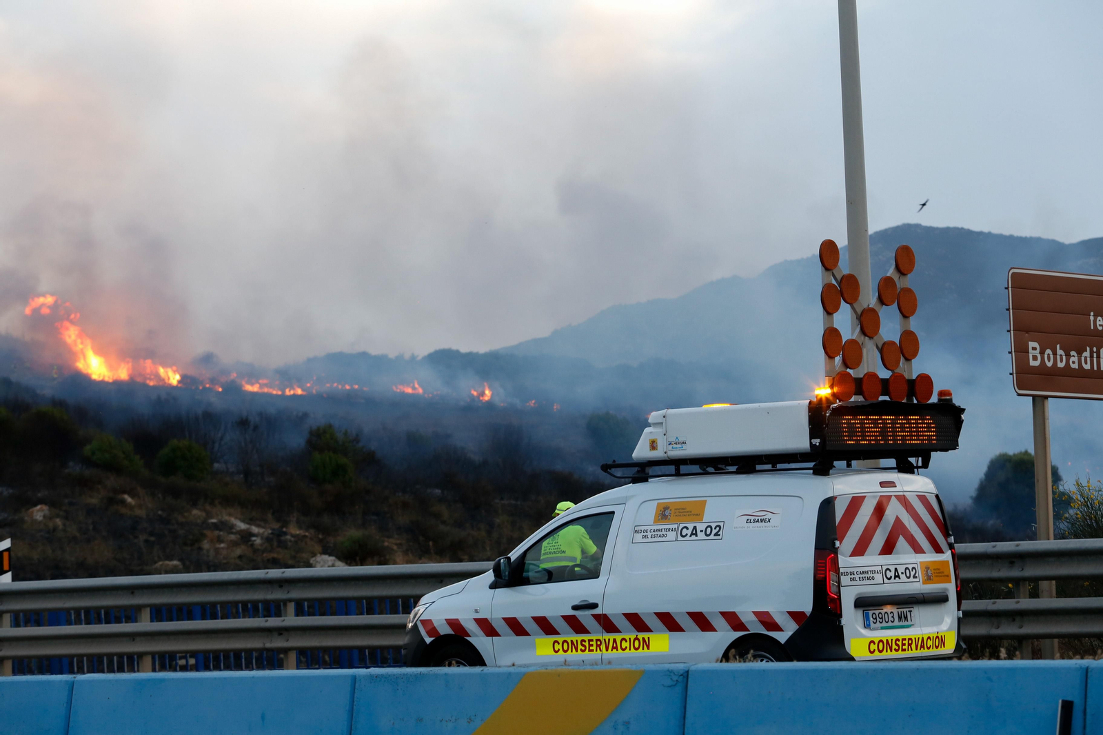 Las fotos del incendio de este viernes en Algeciras