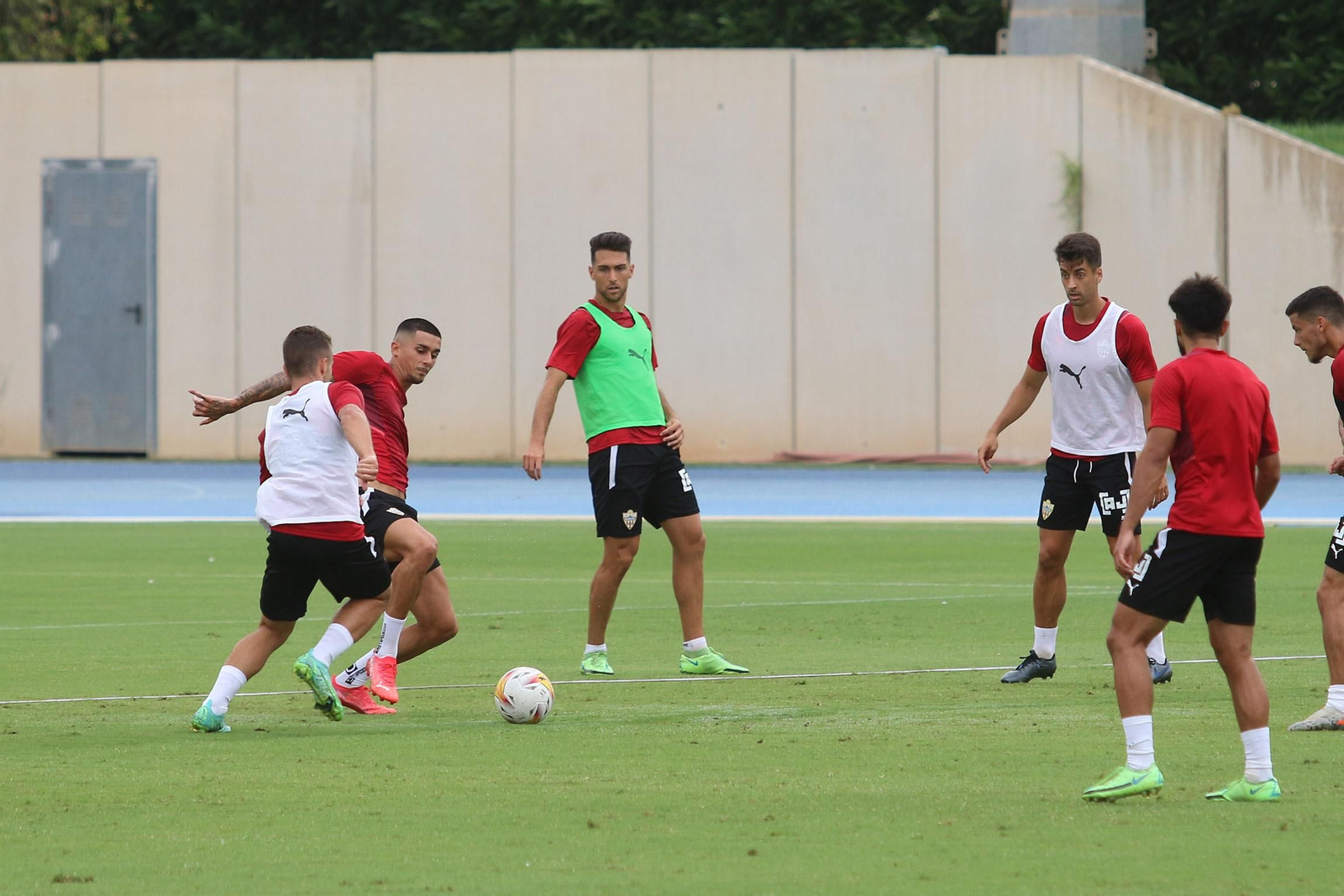 Fotogalería del entrenamiento de la UD Almería del miércoles 11 de agosto