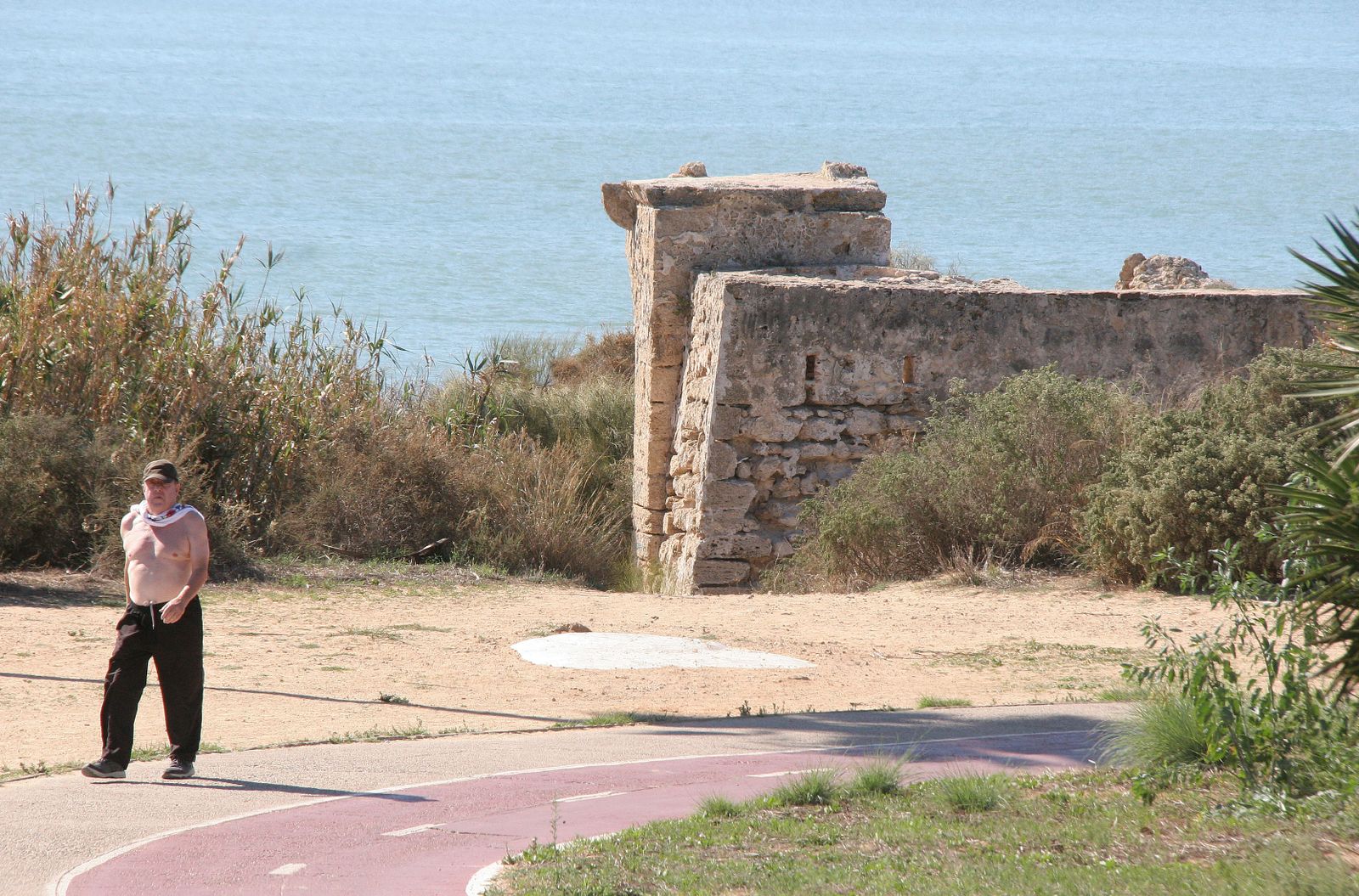 Una imagen de las murallas del antiguo Fuerte de Santa Catalina.