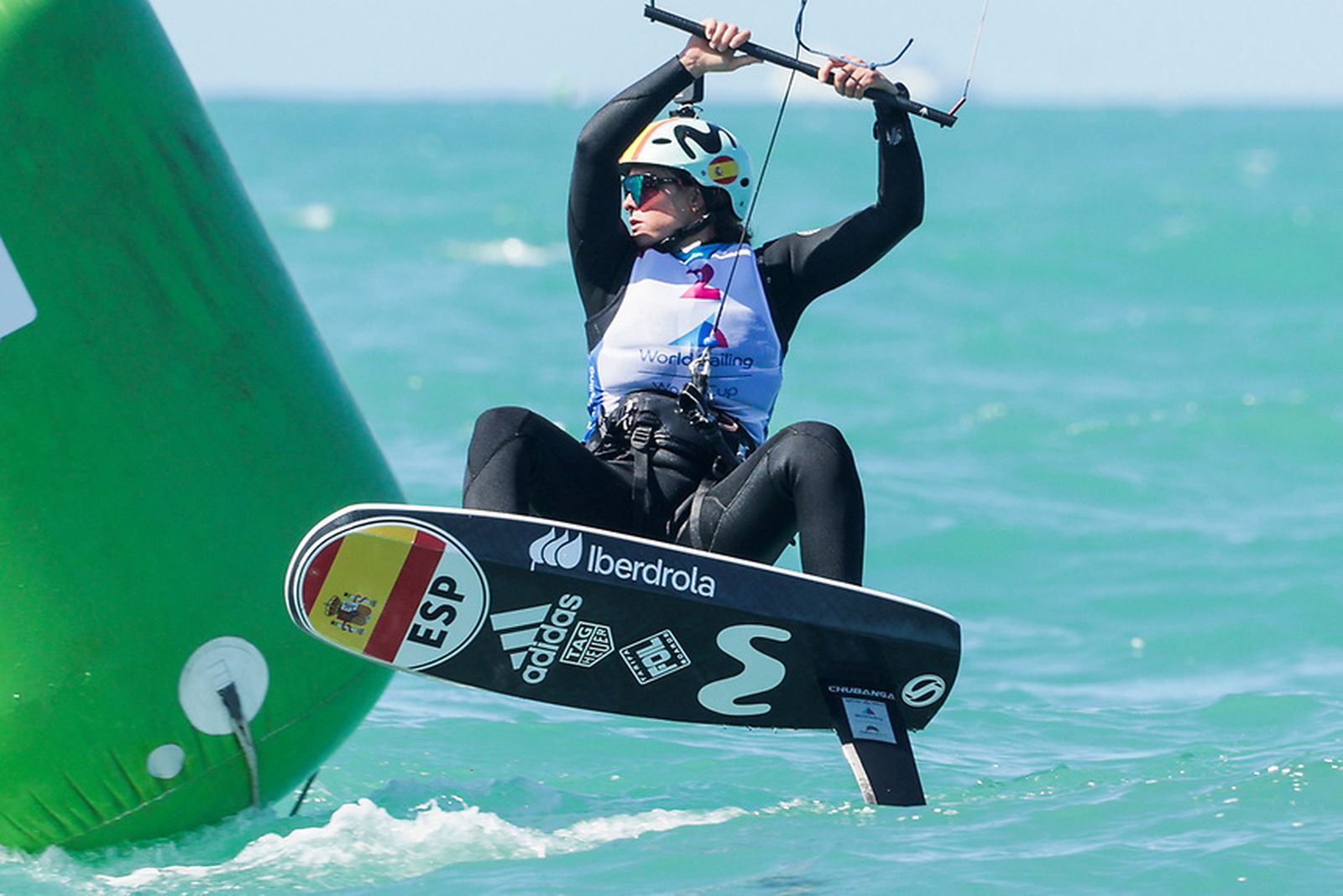 Gisela Pulido, durante la competición.