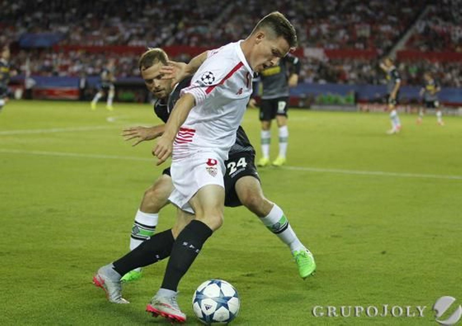 Las imágenes del Sevilla FC-Borussia Mönchengladbach