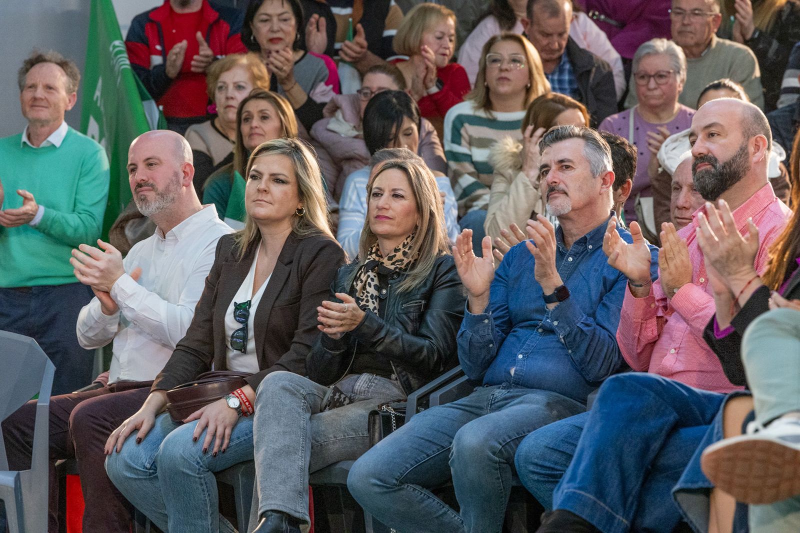Acto en defensa de los servicios públicos para celebrar el 28F en Jaén