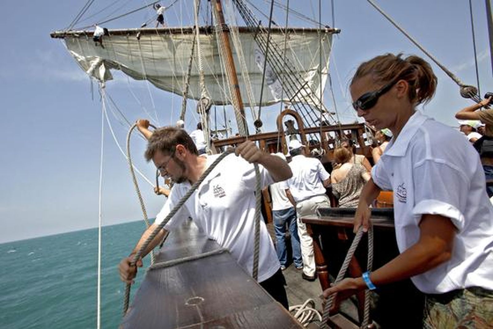 El galeón La Pepa inicia su travesía. 

Fotos: /Jesús Marín