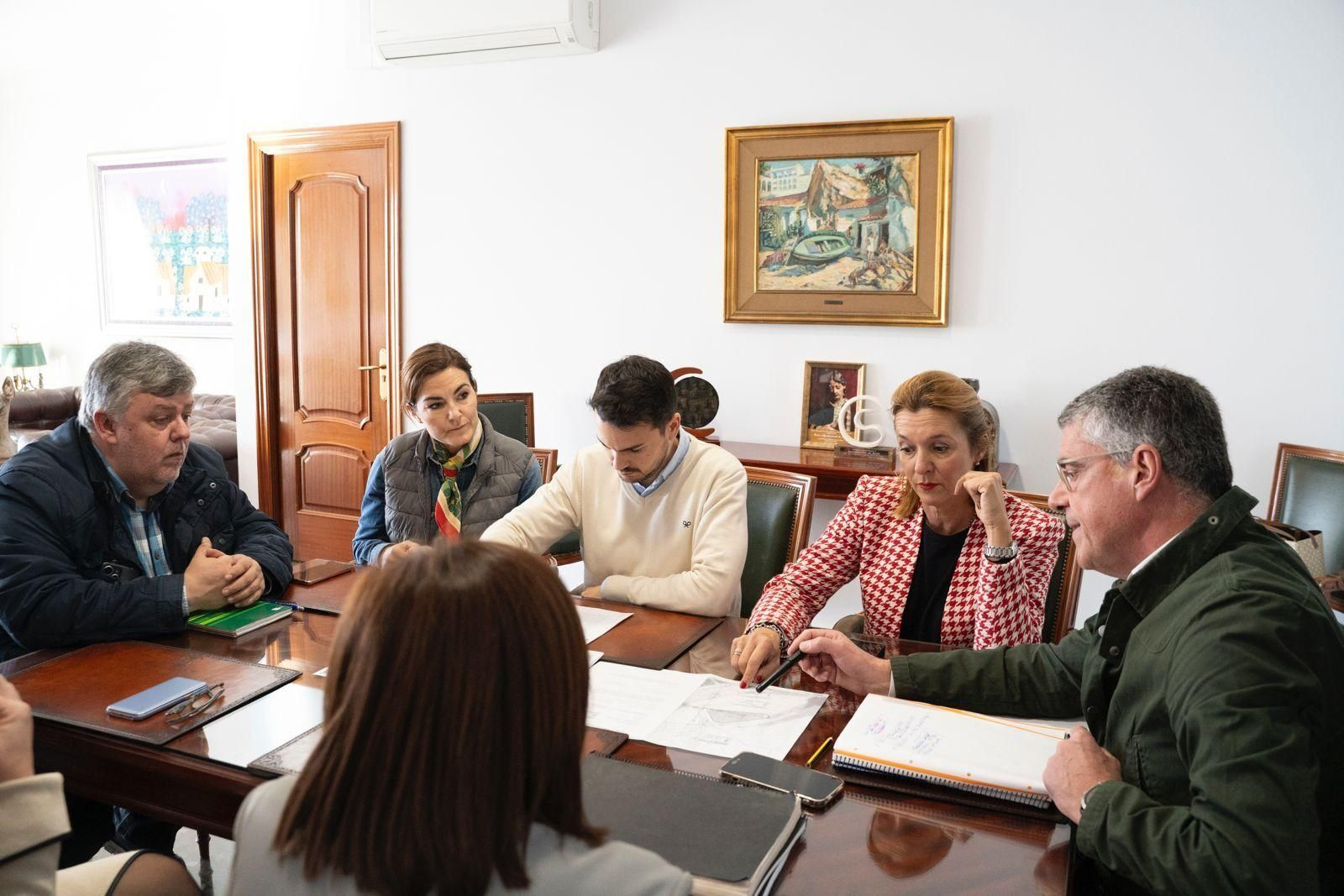 Reunión entre el Ayuntamiento de Nerja y la Junta de Andalucía