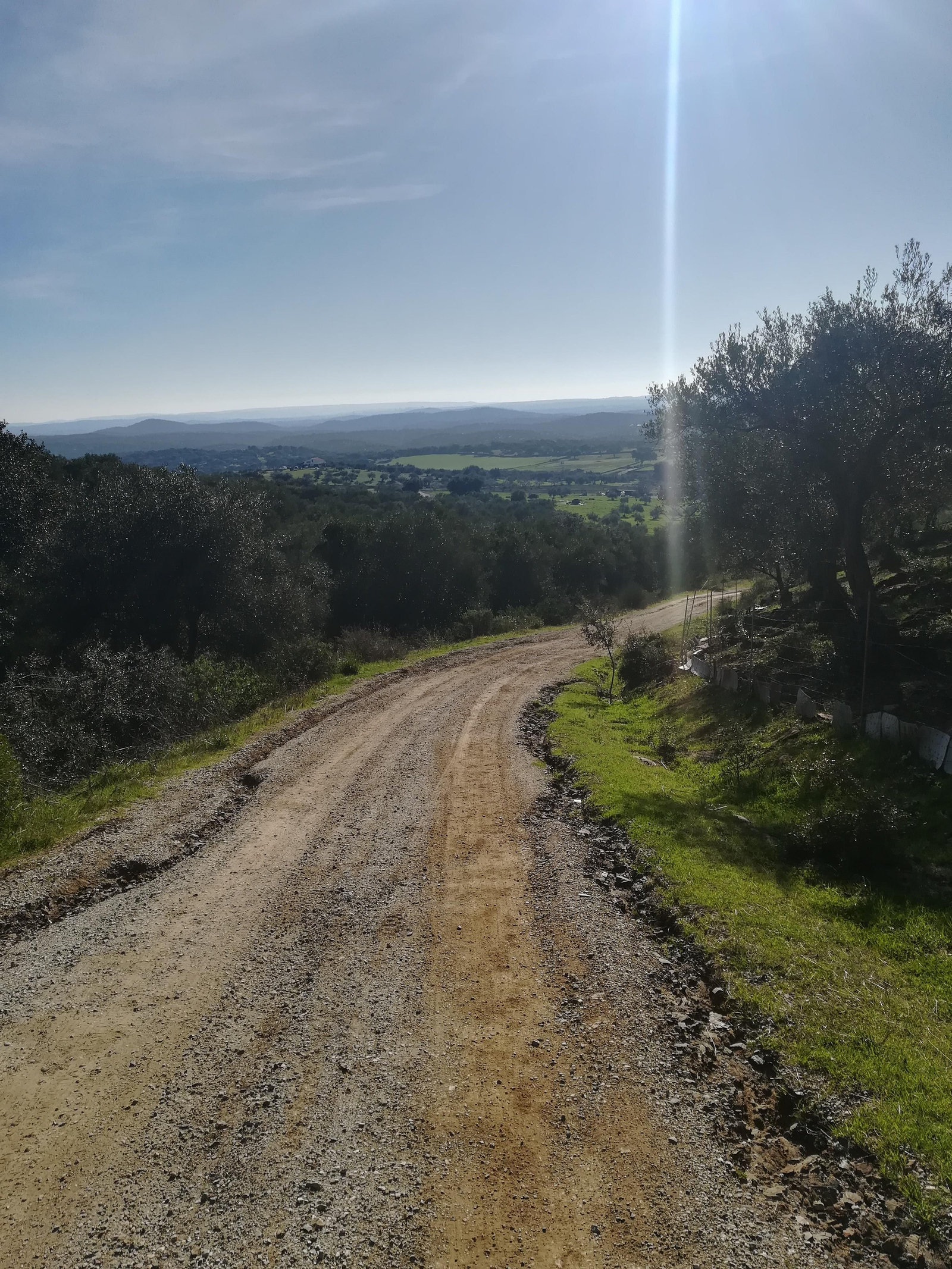 La subida al Mojón en Santa Olalla del Cala