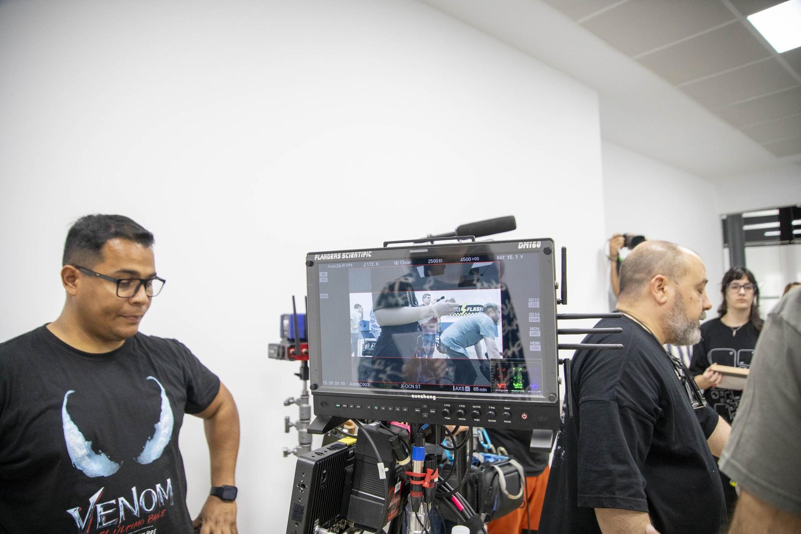 Las imágenes del rodaje del Corto Interferencias en Almería