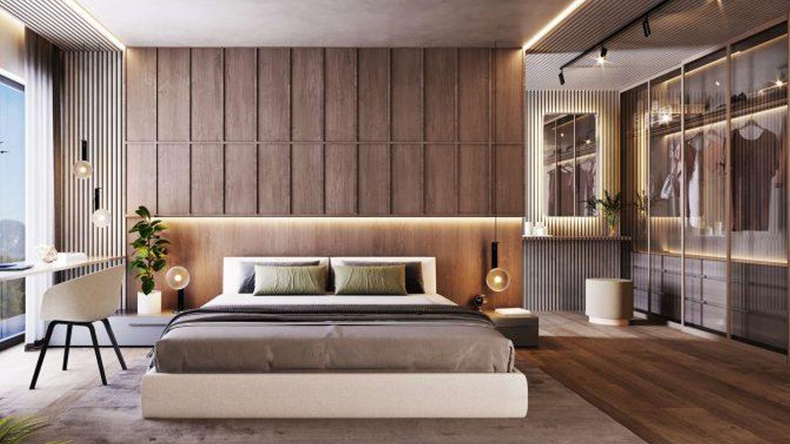 Dormitorio de una vivienda