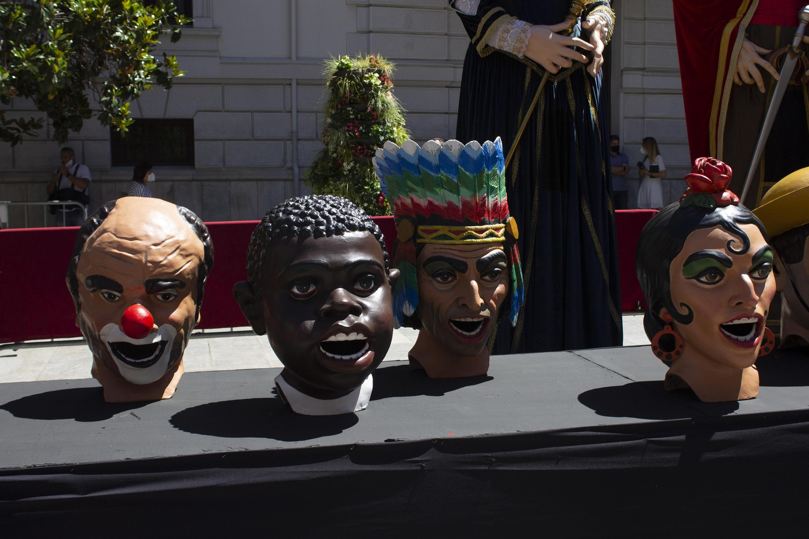 Fotos: así luce la Tarasca este 2021 en la Plaza del Carmen