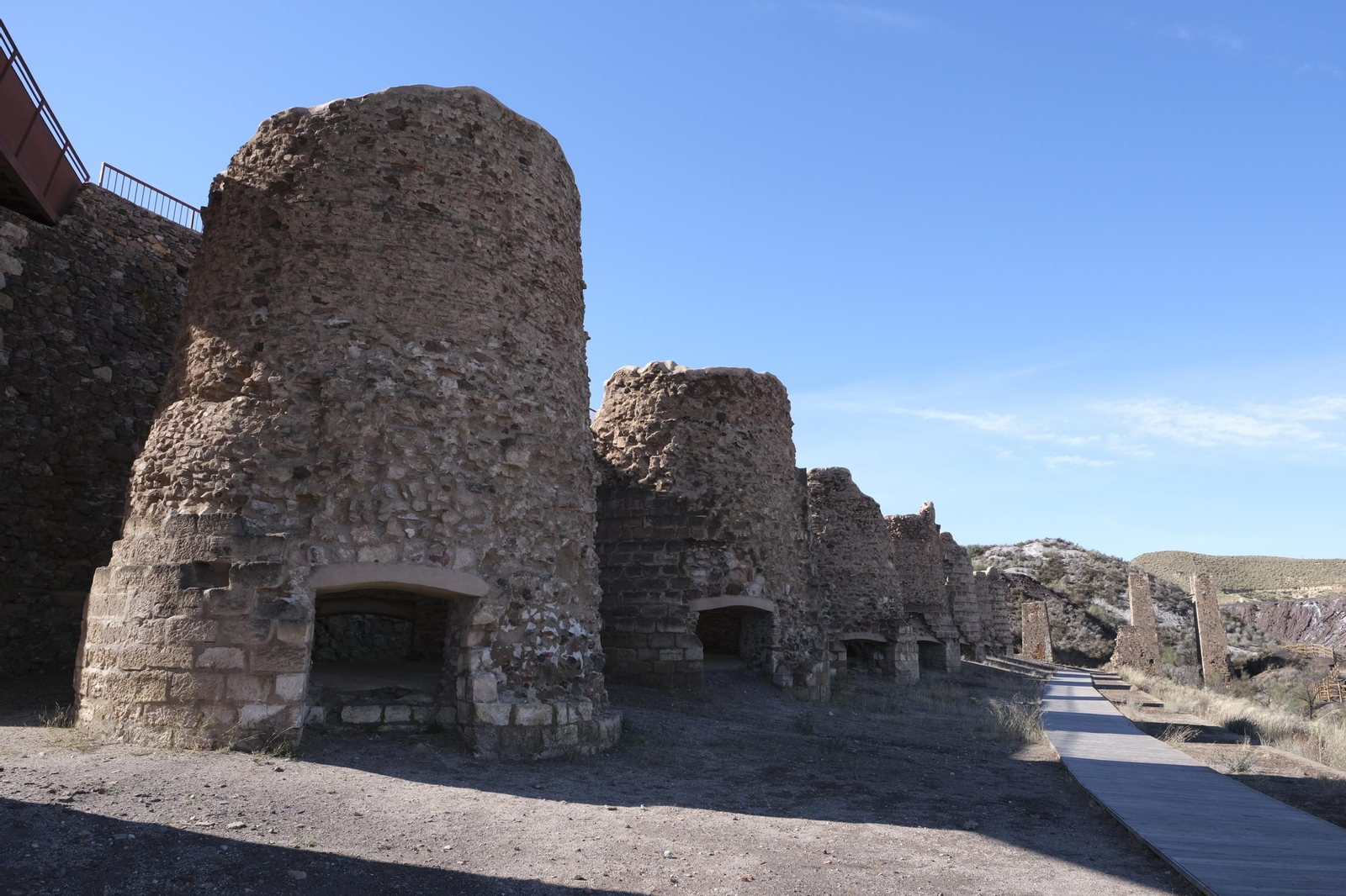 Fotogalería hornos de calcinación en Lucainena de las Torres.  Almería