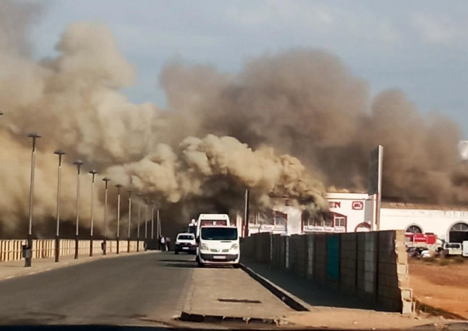 Así han quedado las naves industriales del polígono pesquero de Isla Cristina tras el incendio Así han quedado las naves industriales del polígono pesquero de Isla Cristina tras el incendio