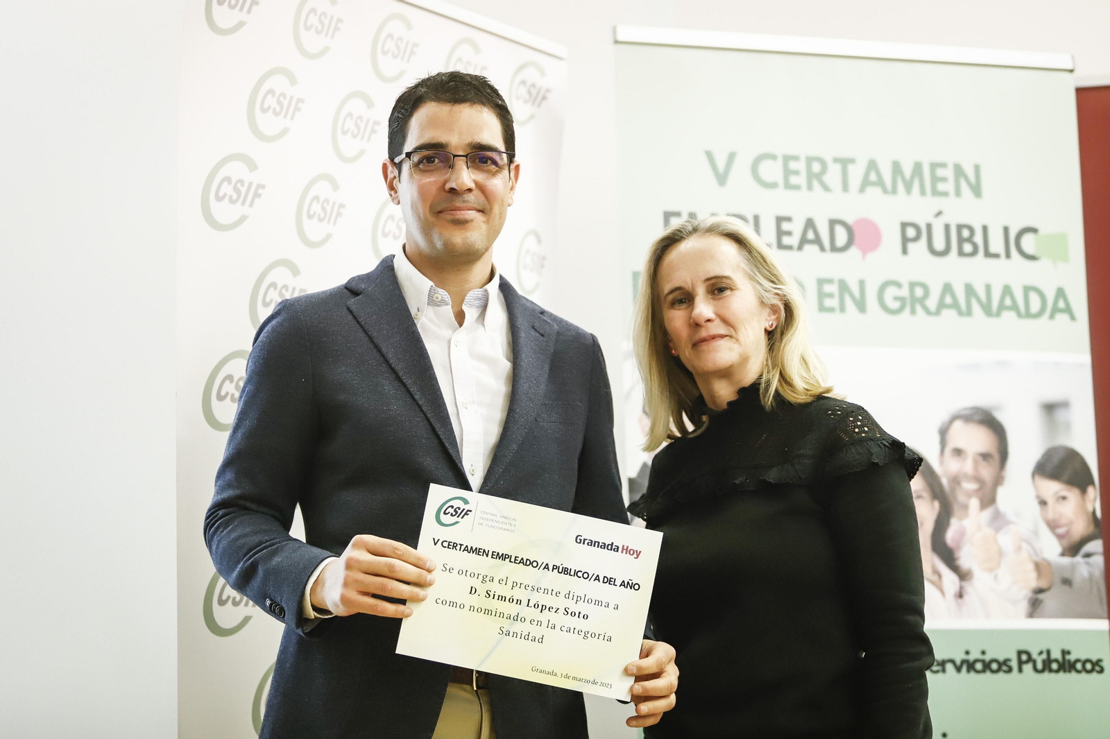 Las imágenes de la entrega de diplomas a los 23 finalistas del V Certamen del Empleado Público del año