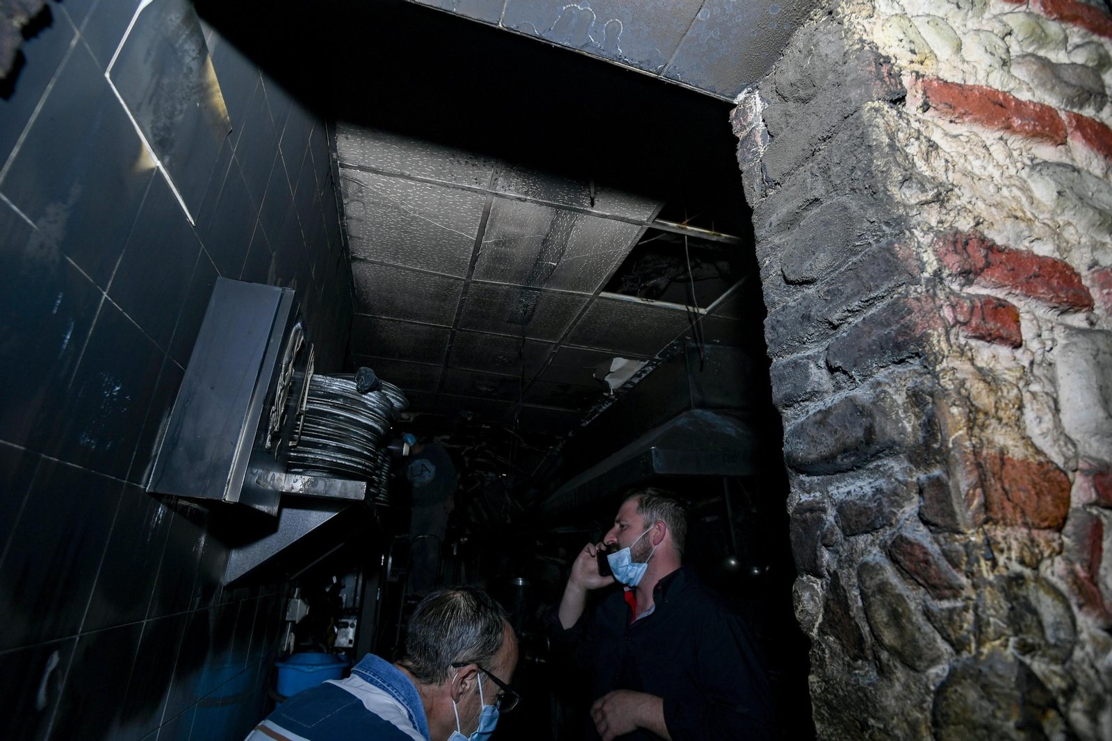 Así ha quedado el restaurante Ramírez de Granada tras el incendio