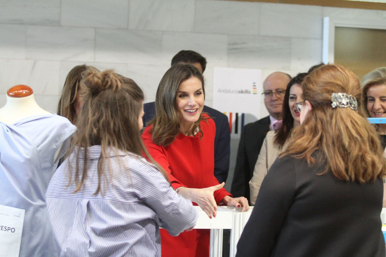 Imágenes de la visita de la reina Letizia a Huelva