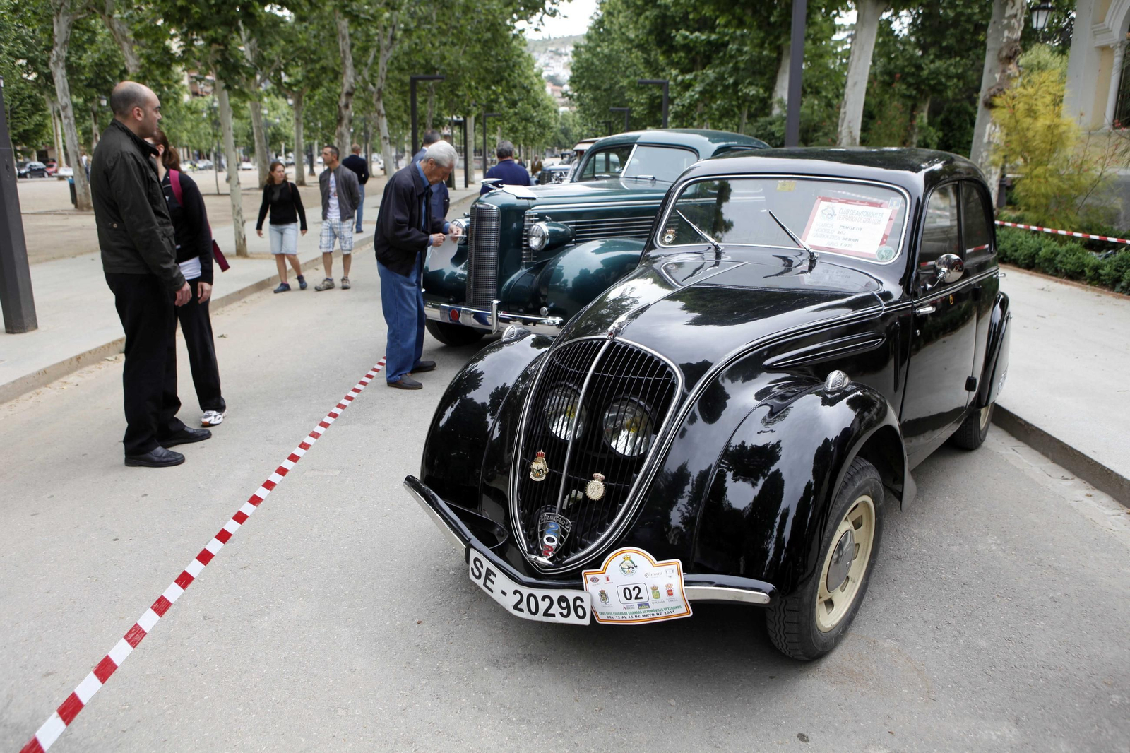 Coche clásico en Granada en imagen de archivo.