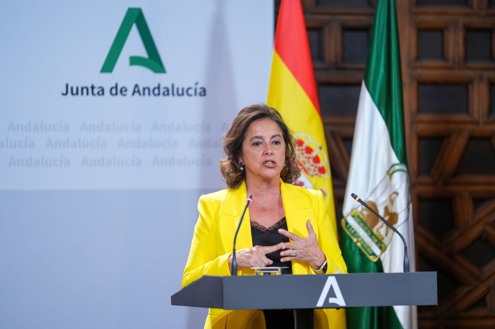 Catalina García, consejera de Salud de la Junta de Andalucía